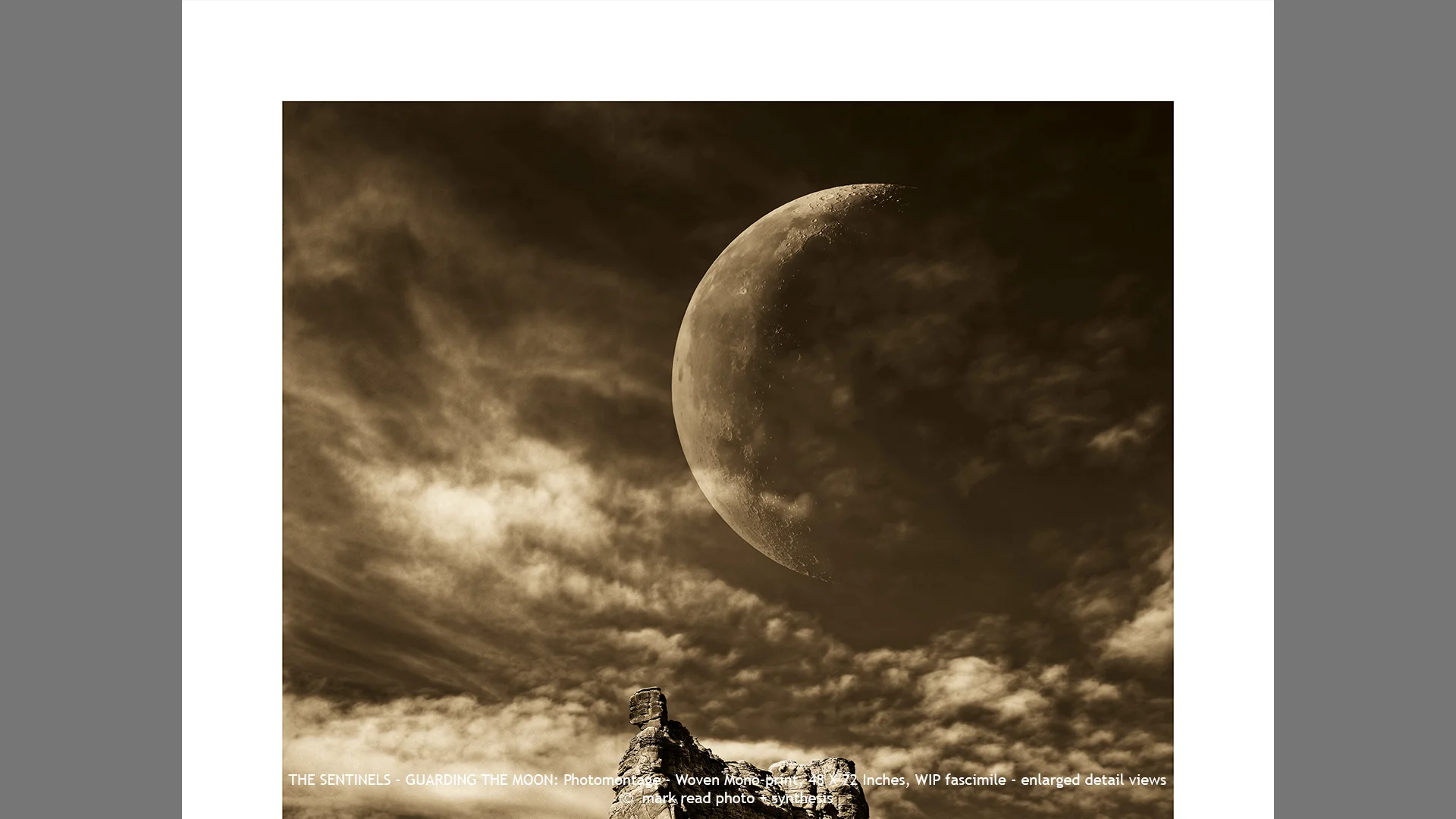 THE SENTINELS . . . GUARDING THE MOON