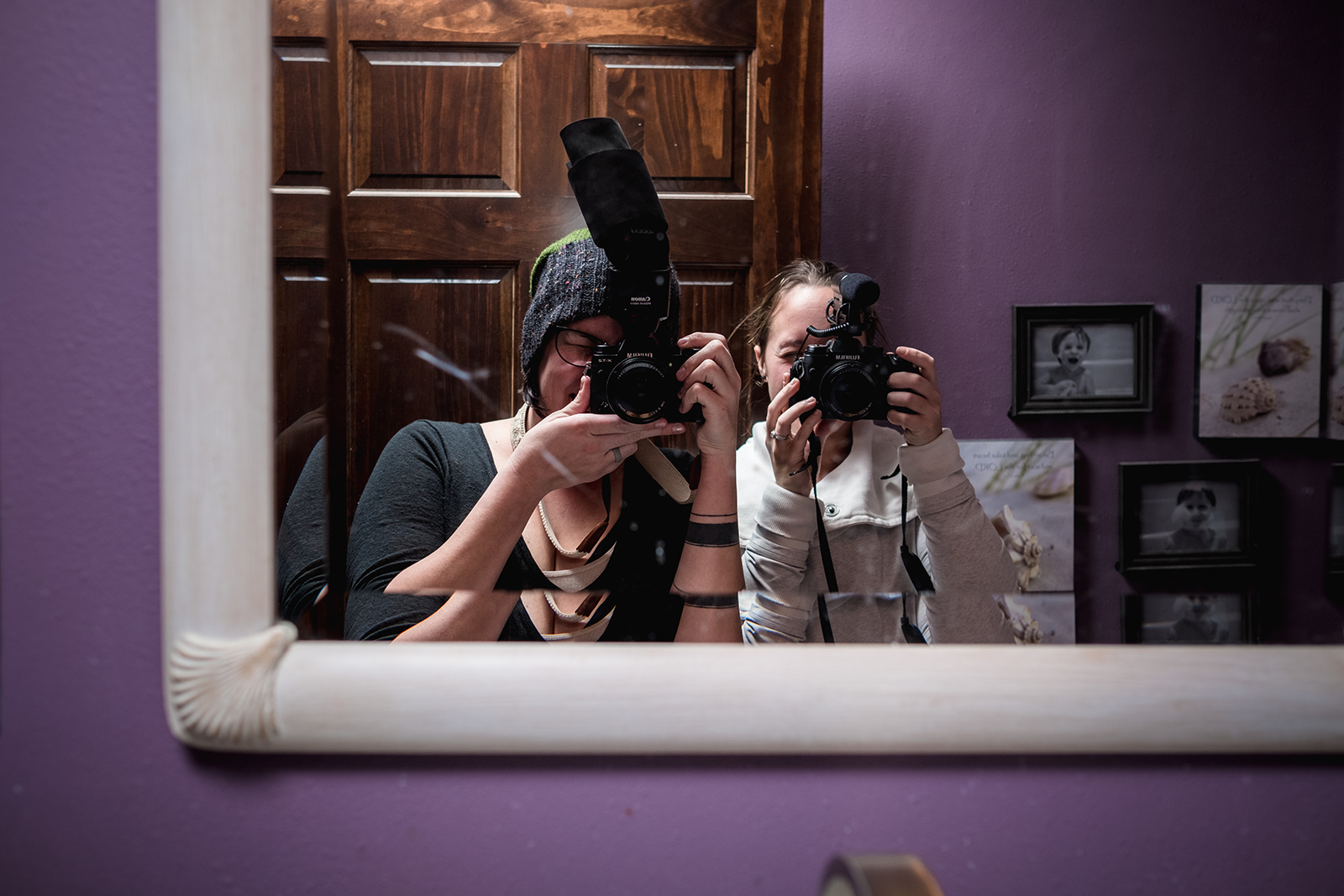 Obligatory birth photographer/videographer selfie!