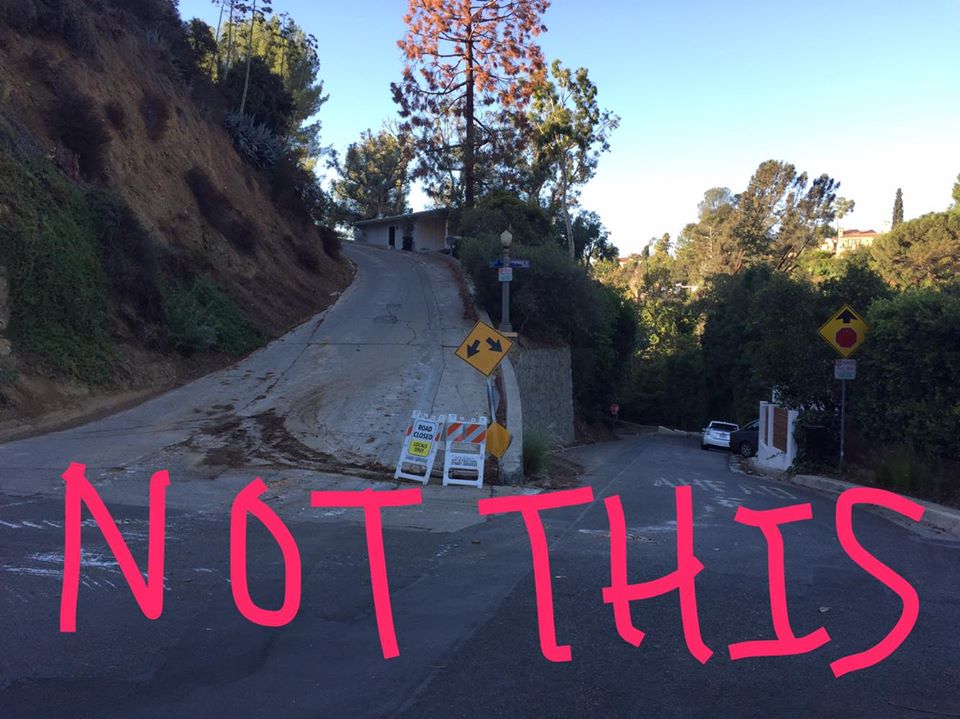 You will see this path but pass it and keep going! 