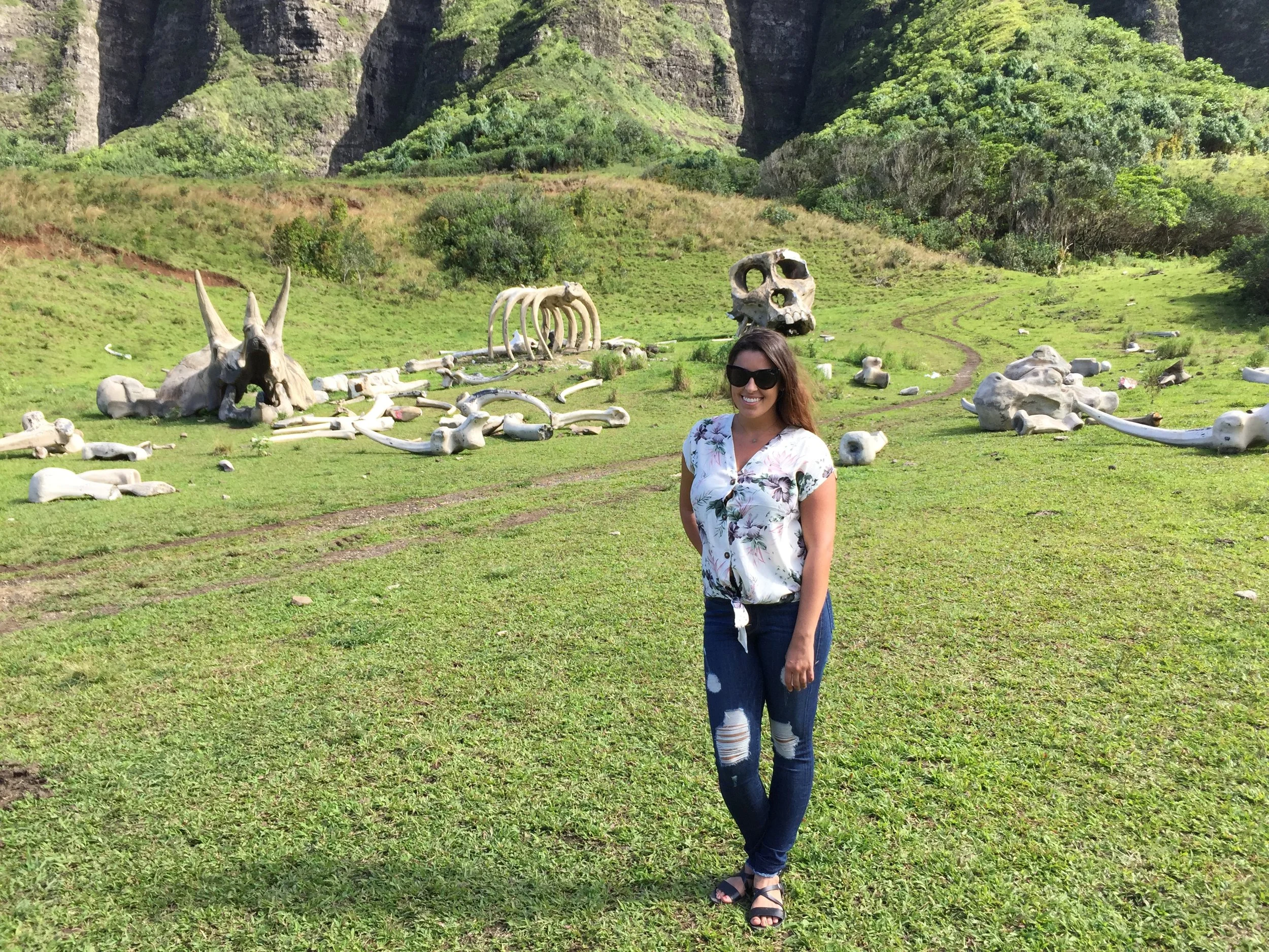 Props from the movie βSkull Islandβ FYI these props were made out of styrofoam!