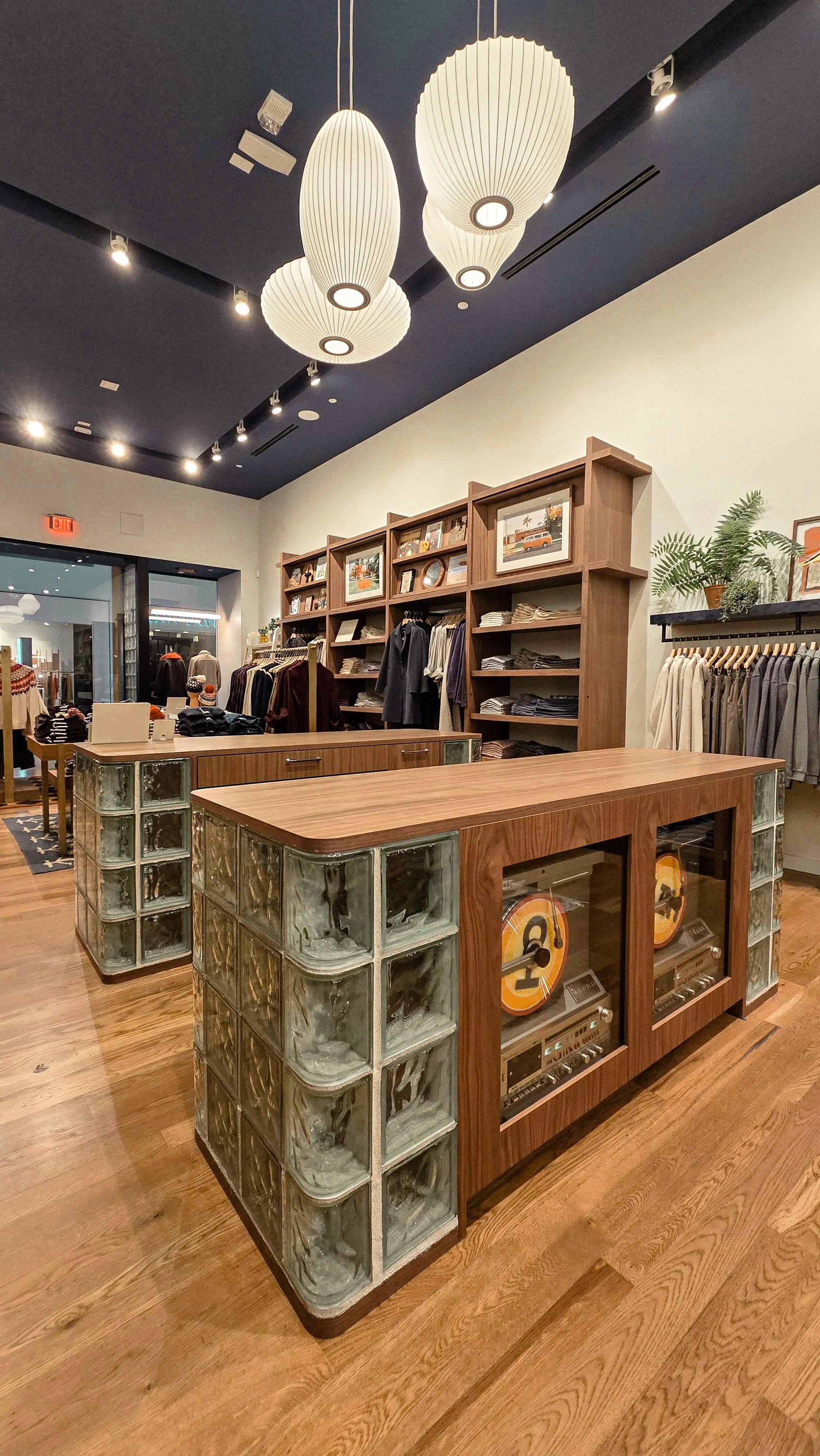 Eclectic Prodigy x Marine Layer Keystone Indianapolis Retail Design