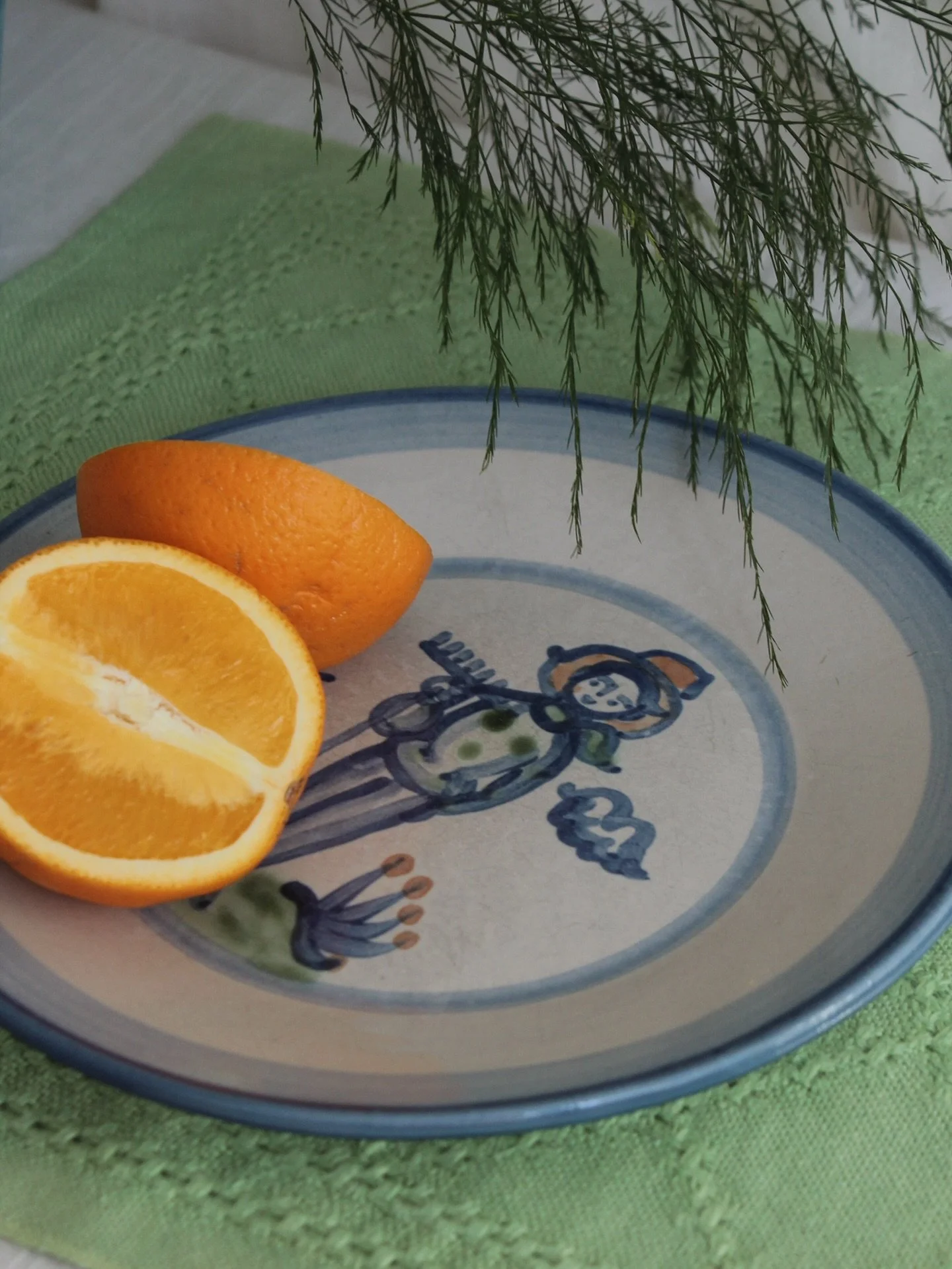 now available // Vintage M.A. Hadley Kentucky Stoneware Decorative Plate_Hand Painted In Blue Orange and Green; Farmer Holding Rake In Floral Garden_Signed On Backside

9&rdquo; Diameter 

show via dm or Etsy link in bio