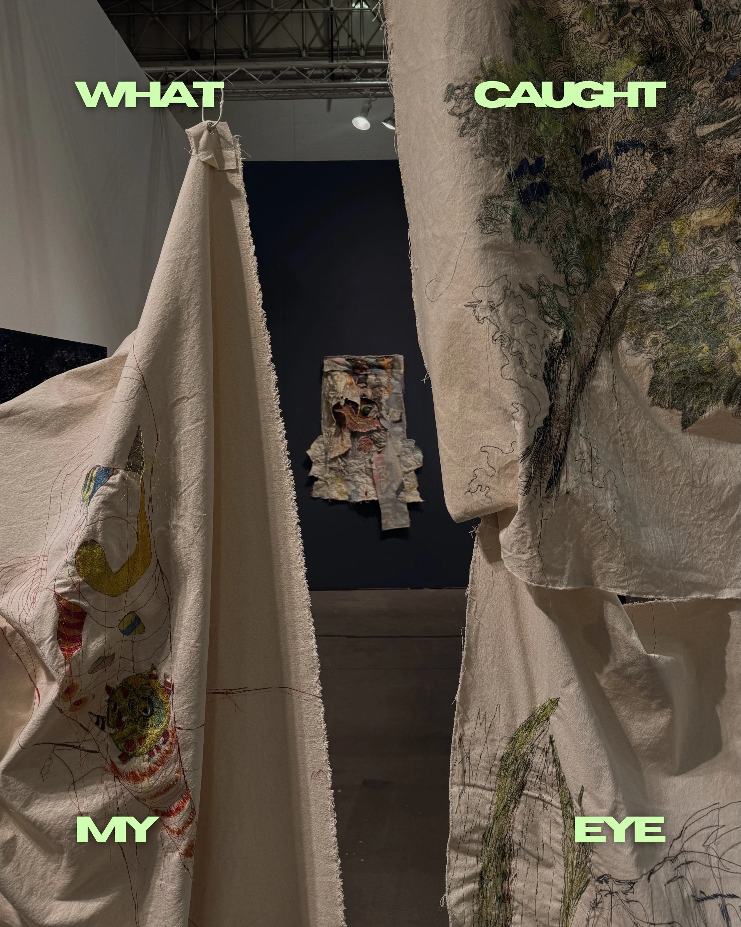 what caught my eye // @expochicago 

from monumental hanging textiles and layers of natural materials to an obsessively embroidered botanical canvas that brought tears to me eyes, the most interesting work this year blurred the line between painting,