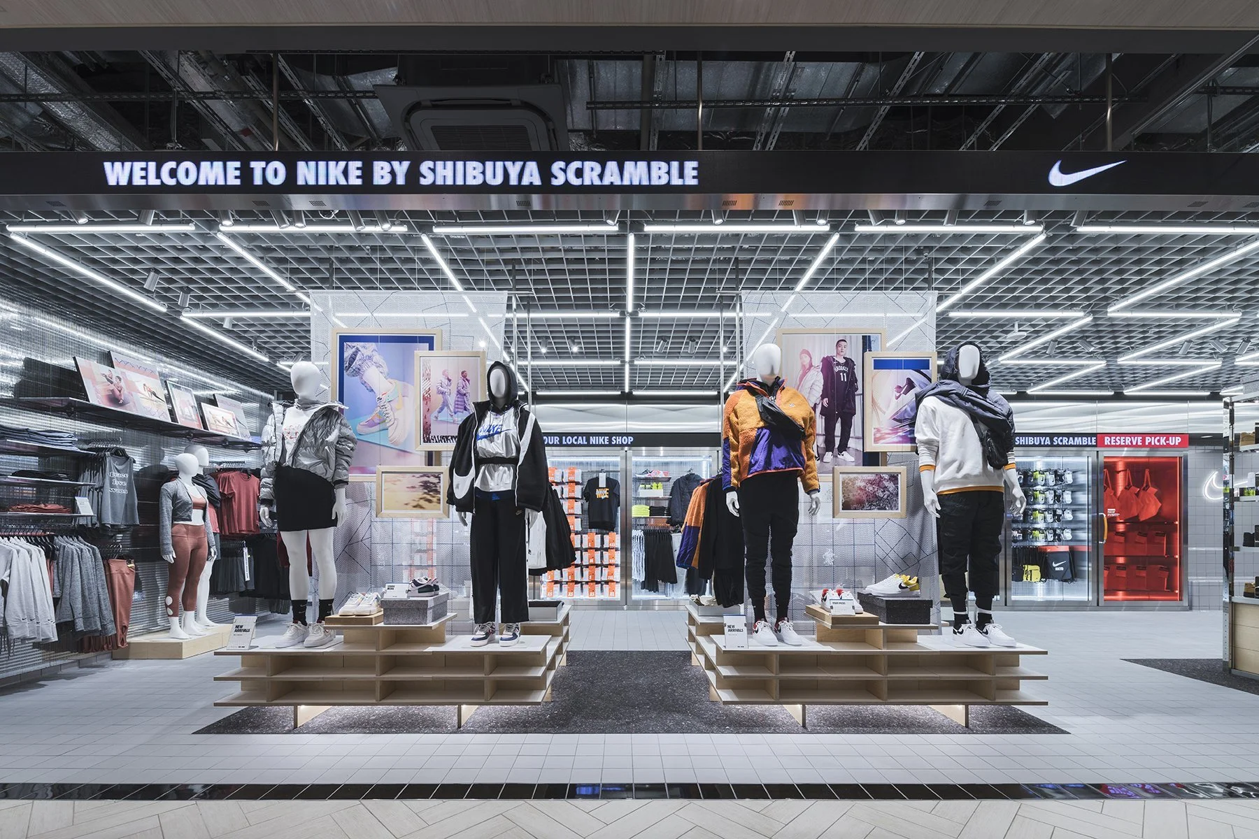 Eclectic Prodigy x Nike By Shibuya Scramble Visual Merchandising & Styling