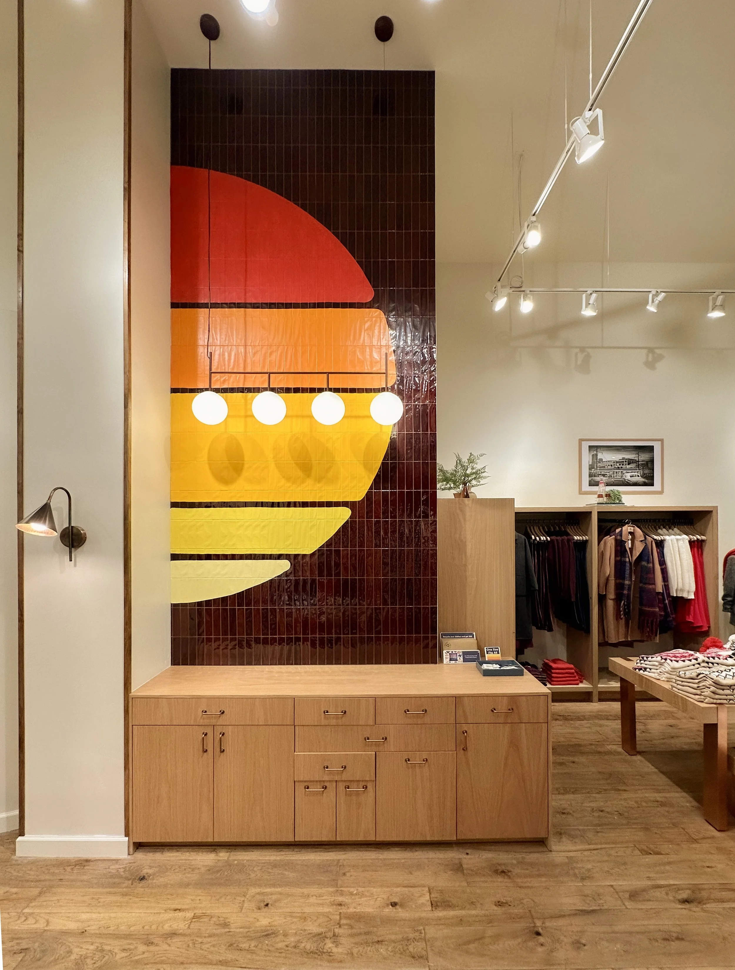Eclectic Prodigy x Marine Layer Philadelphia Retail Design