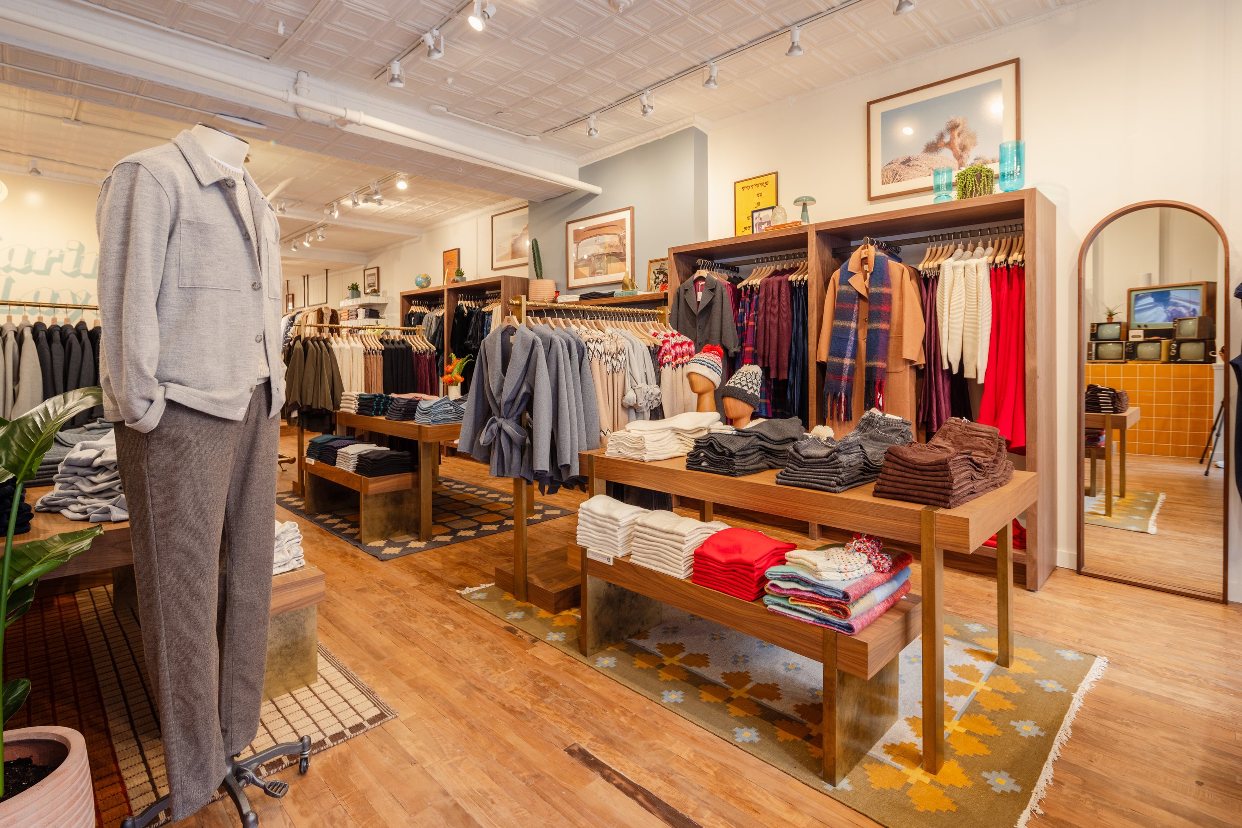 Eclectic Prodigy x Marine Layer Nolita New York City Retail Design