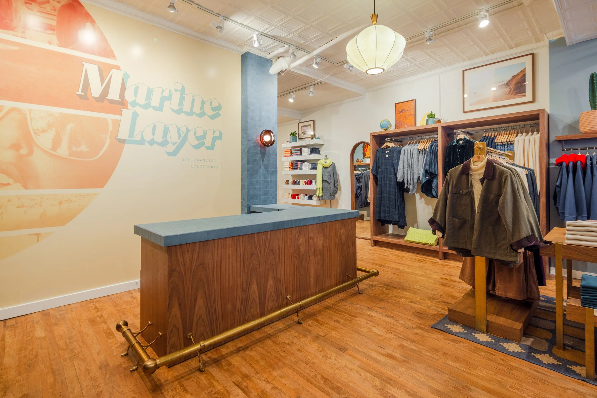 Eclectic Prodigy x Marine Layer - Retail Design