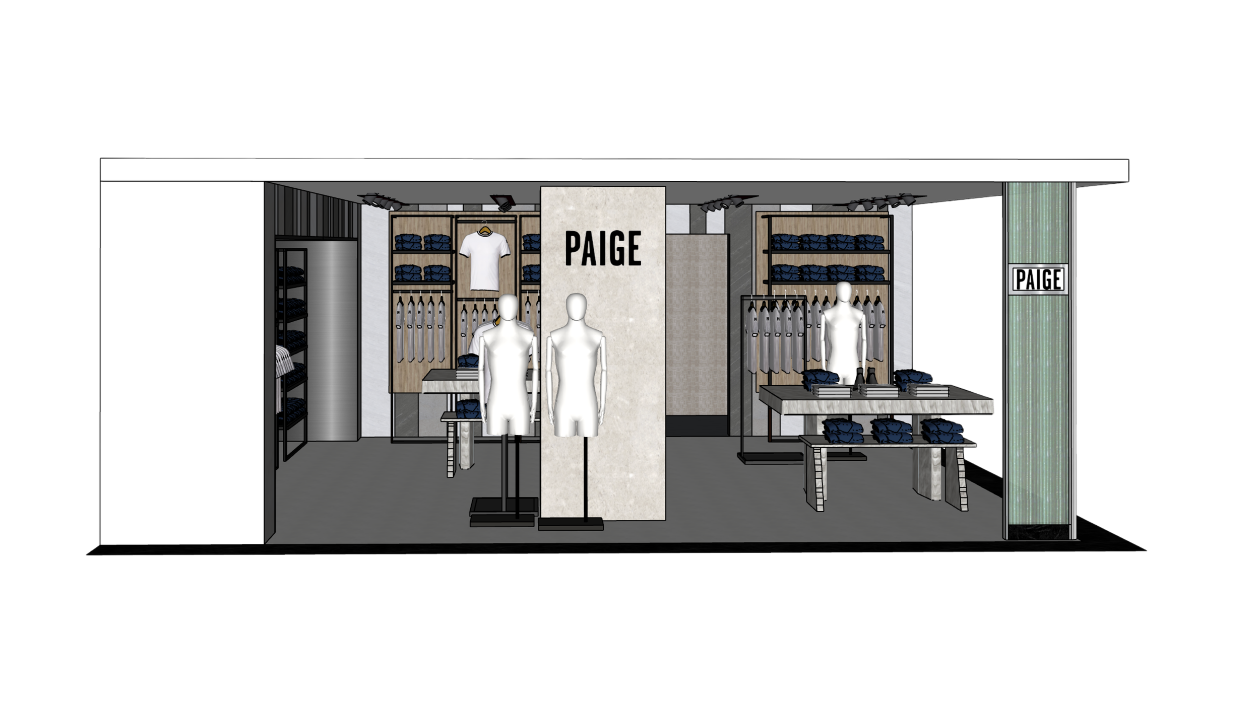 Eclectic Prodigy x Paige - Harrods Retail Design