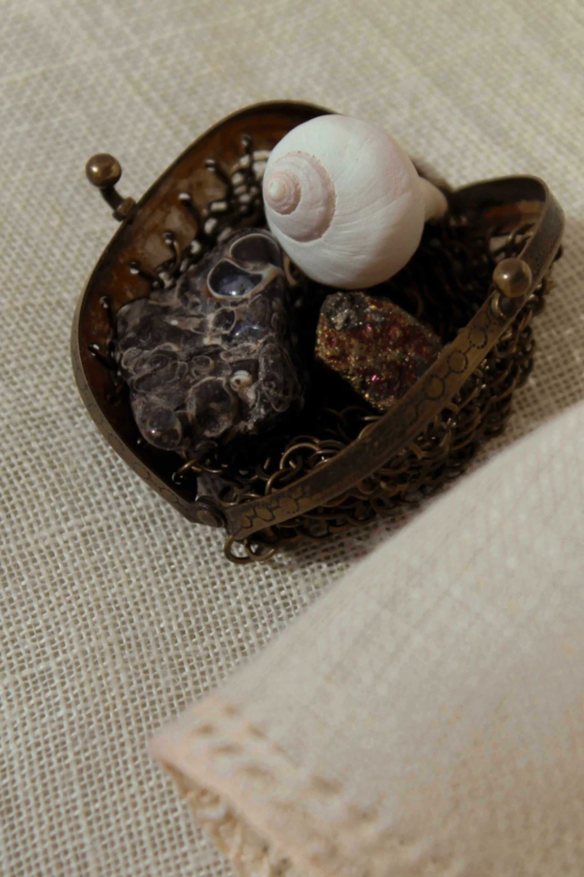 Eclectic Prodigy Vintage Reunion Chain Mail Coin Purse