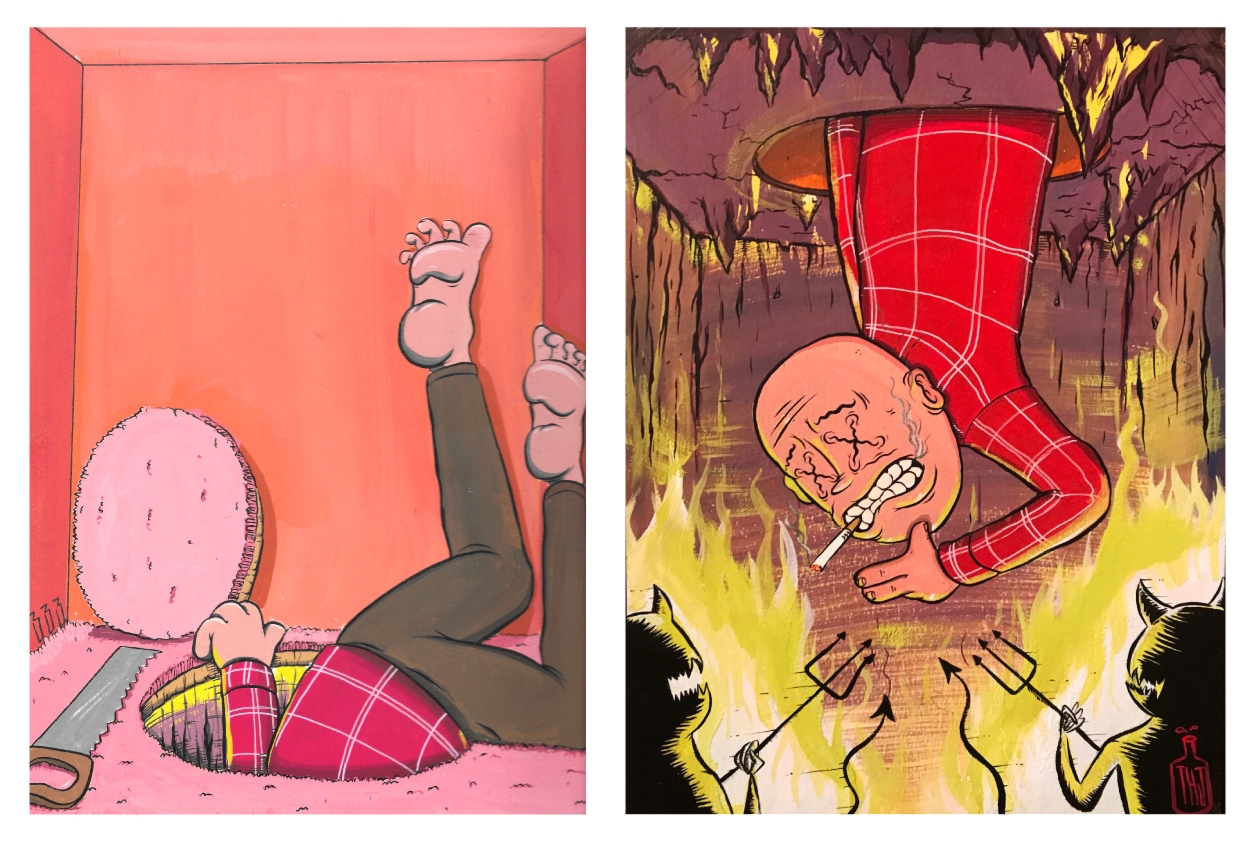 "Dragged in a Hellhole"