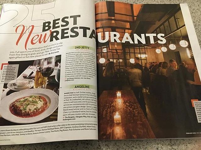 The Cassidy Bar + Kitchen
Maplewood, NJ

Congratulations to Chef Tom and Jennifer Carlin on their 
restaurant being selected by NJ Monthly magazine &quot;25 Best New Restaurants&quot; Great article and well deserved!