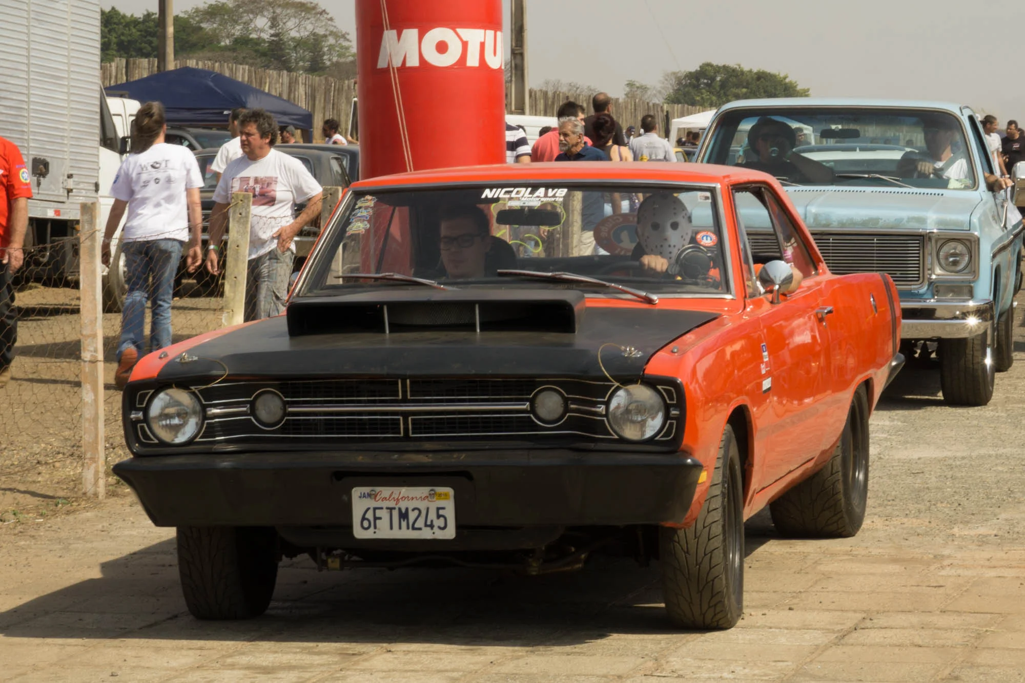 Jason Vorhees Driving Muscle Car