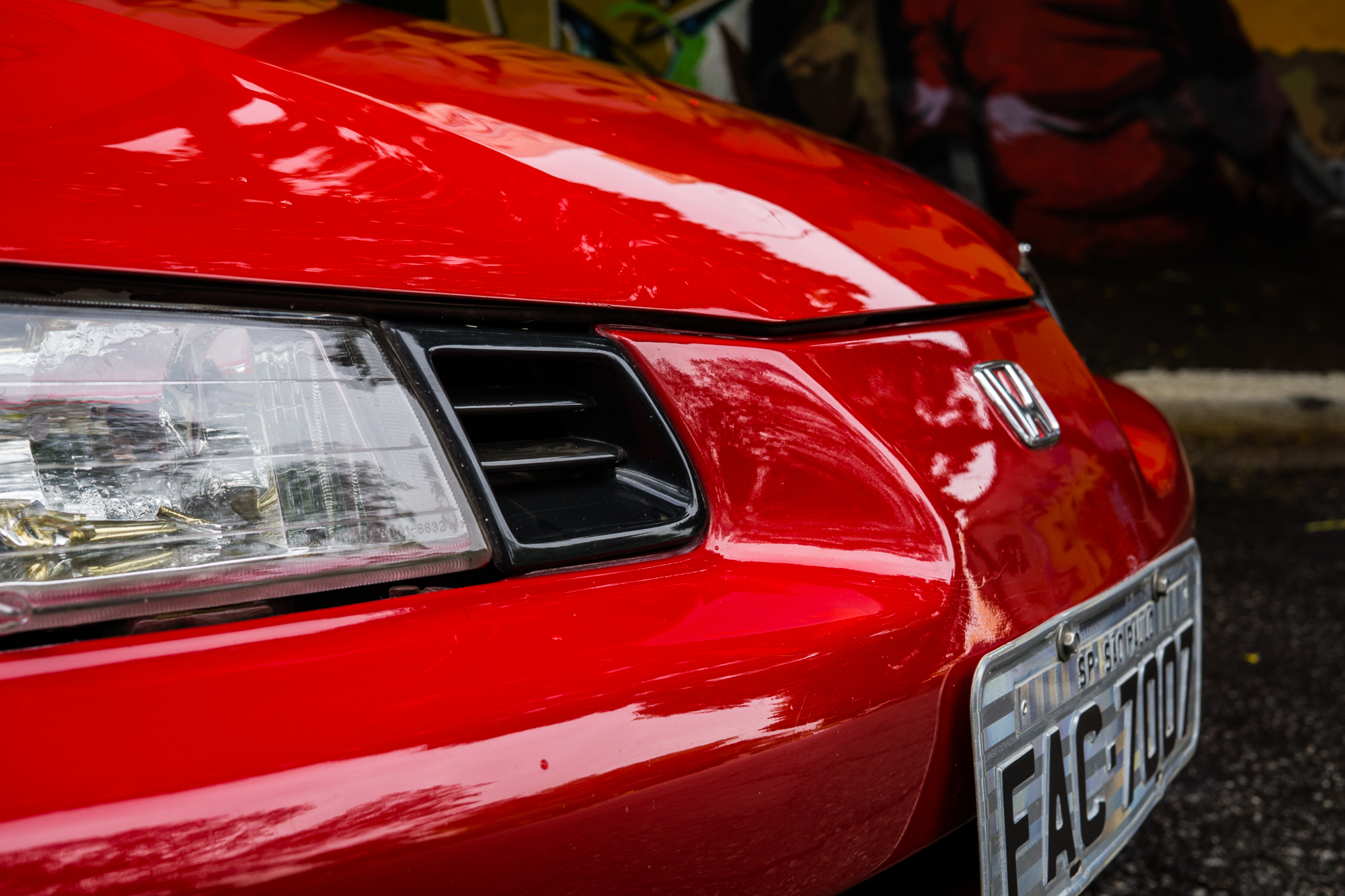 Left Headlamp and intake Honda prelude
