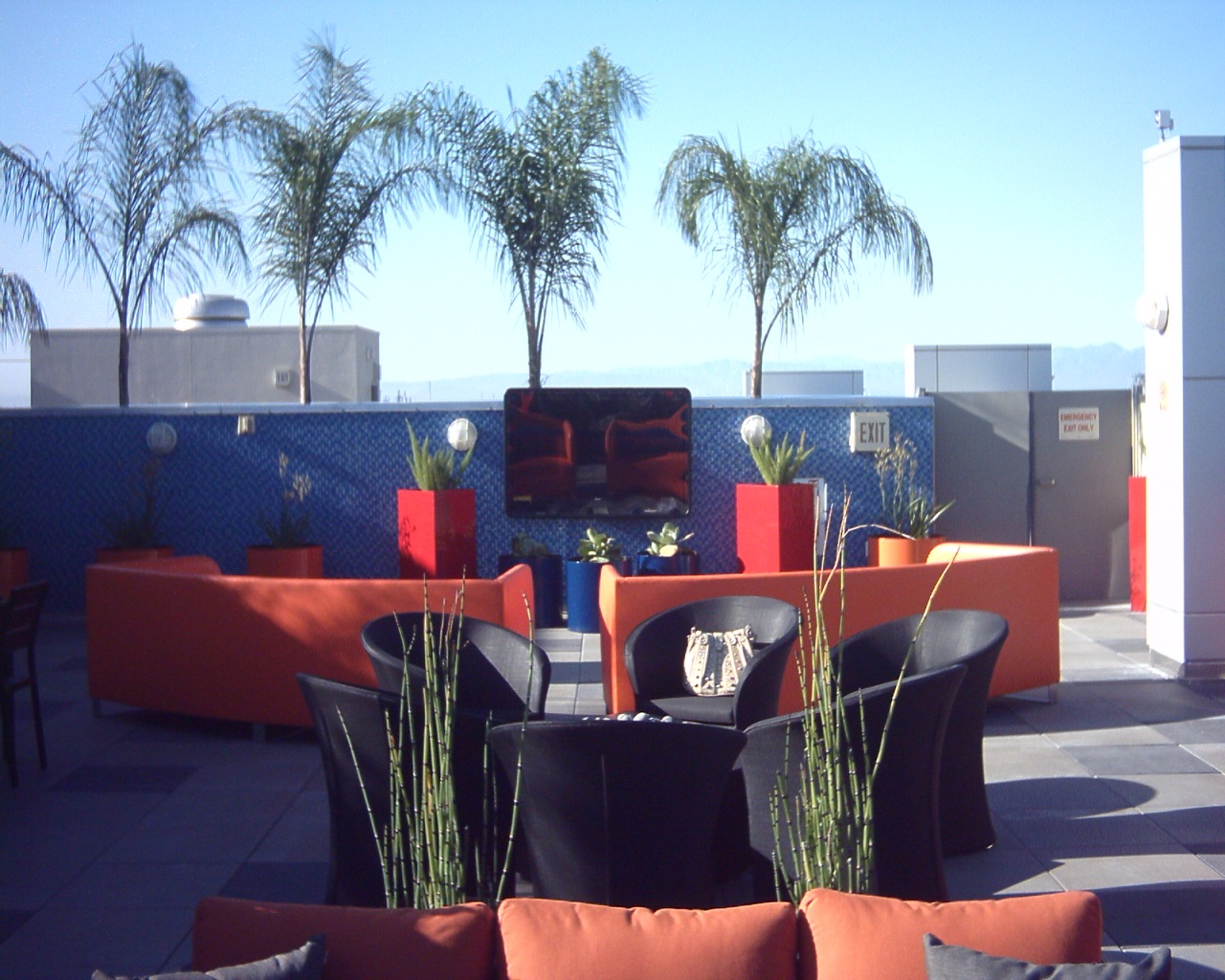 An unused basement in a commercial building becomes an awesome conference room