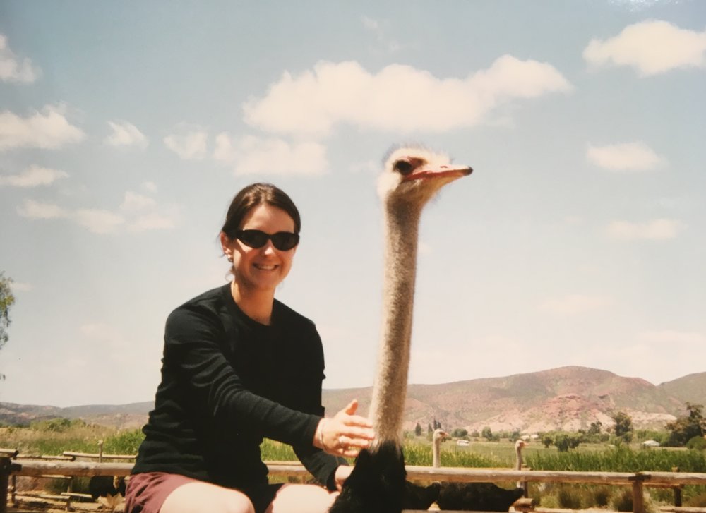 Rowena Ostrich riding Africa 24 yo.jpg