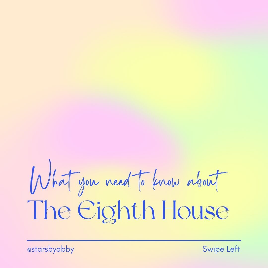 This is the place we sometimes don&rsquo;t want to look 👀&hellip;the eighth house!

That&rsquo;s right, this house is related to death ☠️ (and rebirth) and all the things that go along with it.

Normally if you have planets activating this space you