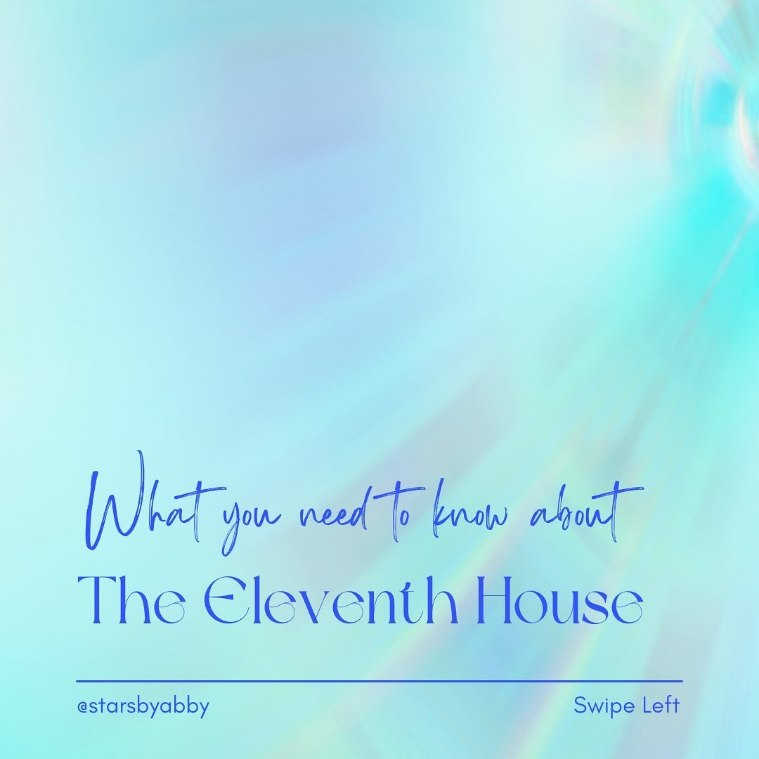 The house of Good Spirit ✨🤩

Sounds pretty good to me&hellip;this is the 11th house and pertains to the significant groups, friends, acquaintances and connections that support you in your life.

It&rsquo;s the place where we can connect with our vis