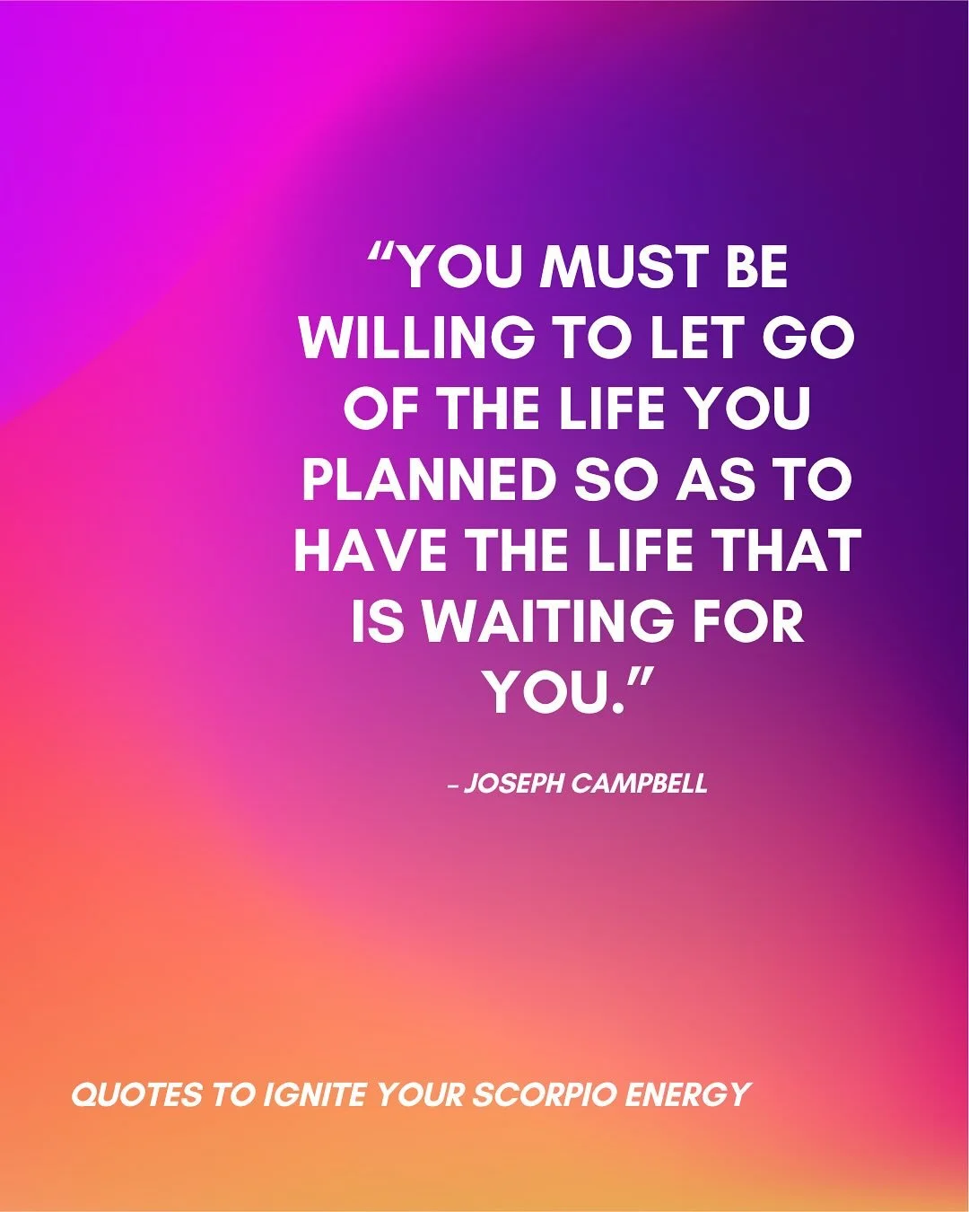 How&rsquo;s Scorpio ♏️ Szn been treating you?

Let these quotes deepen you into the energy of the moment.

Scorpio is close to home for me as I have a very strong Mars Jupiter conjunction sitting there&hellip;and also Pluto and Saturn are close by. ?