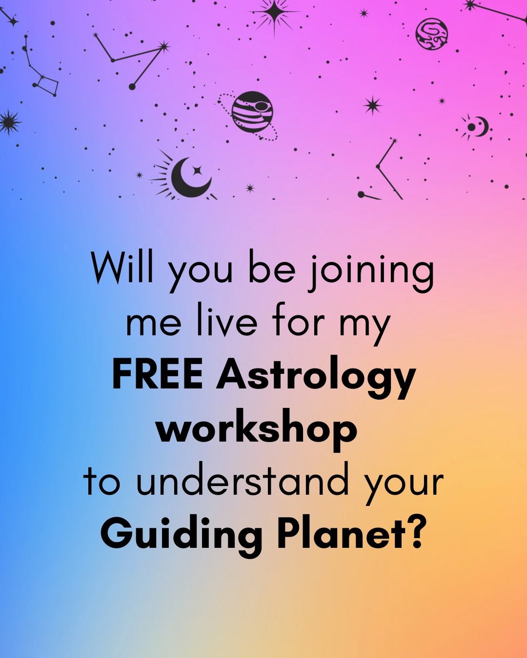 Tomorrow we go live in my Free workshop&hellip;this is where you&rsquo;ll Discover the Planet 🪐 that&rsquo;s supporting and guiding your life&hellip;31 of you have already registered and I&rsquo;m so excited to see you there.

By the end of this cla