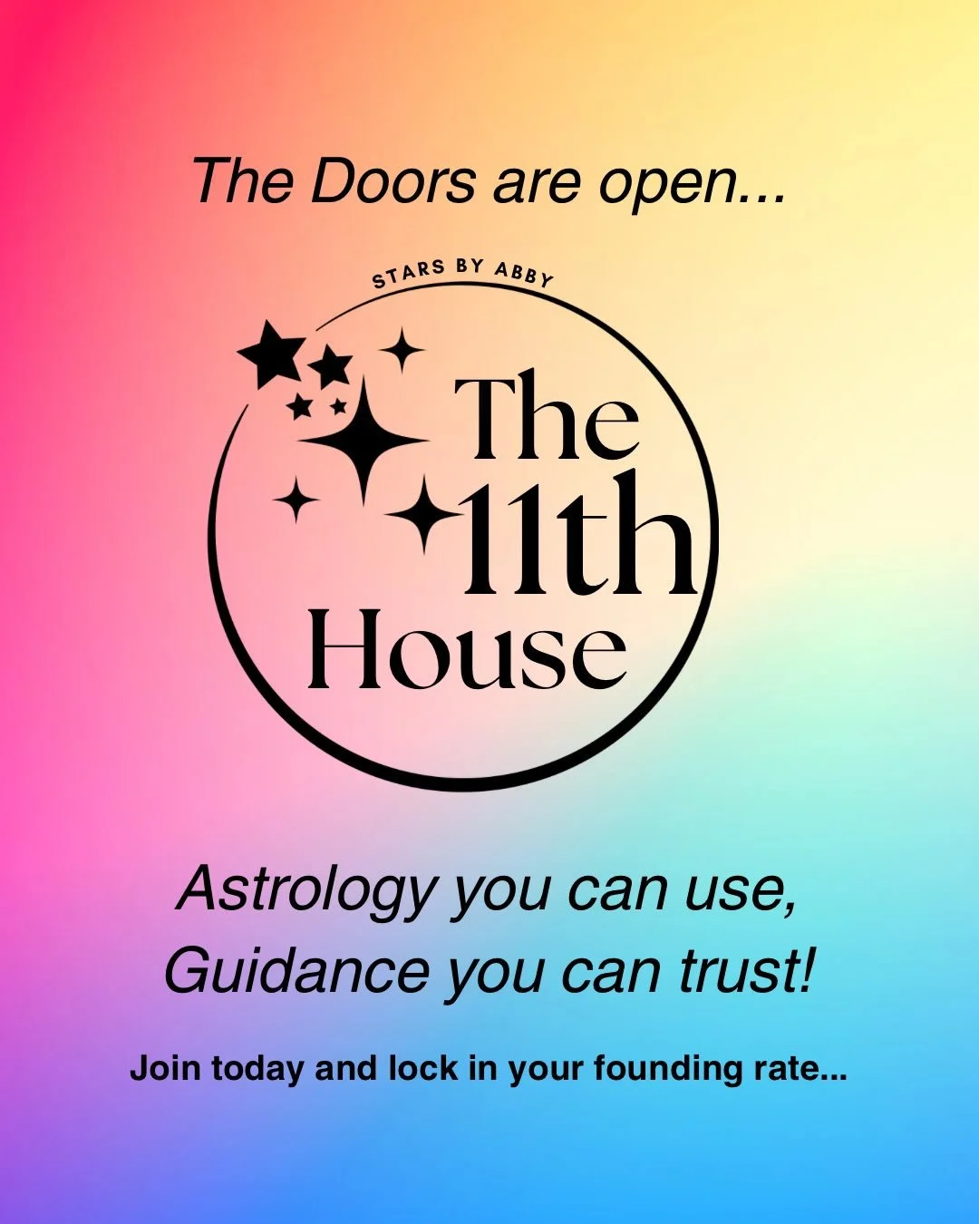 ✨ The 11th House Membership is officially OPEN! ✨

 I can finally share what I&rsquo;ve been building&hellip; a monthly space where we talk real-life astrology, apply it to your chart, and help you move from where you are &rarr; to where you want to 