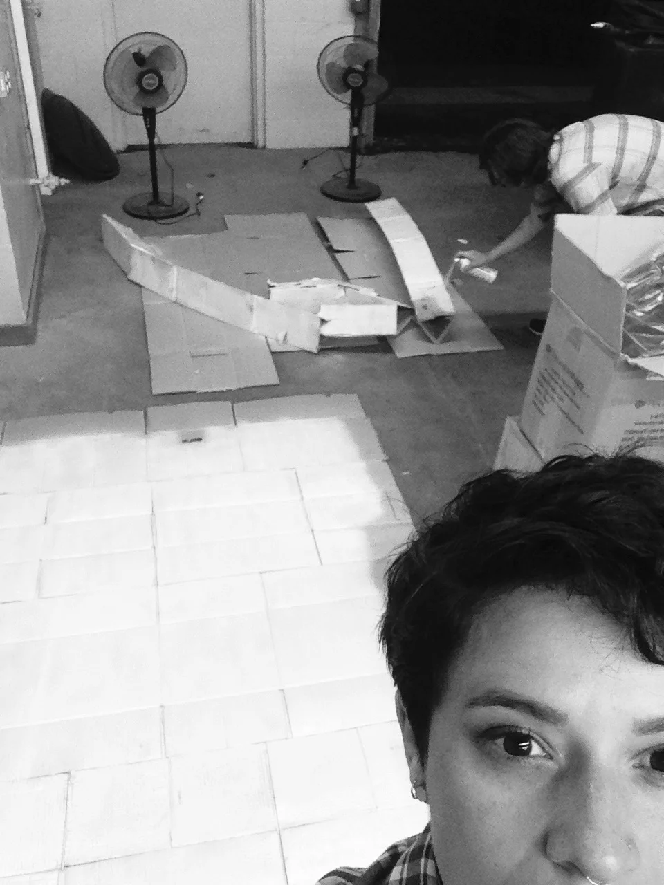 Production design department selfie.