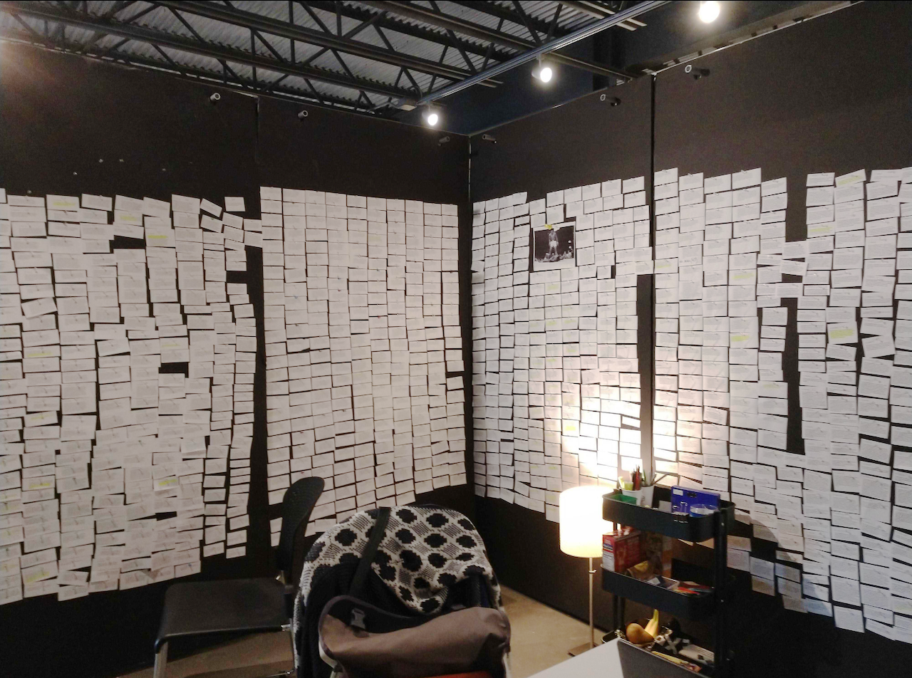 Design Synthesis: Each transcript of every interview, sorted to find common themes, eventually leading to insights