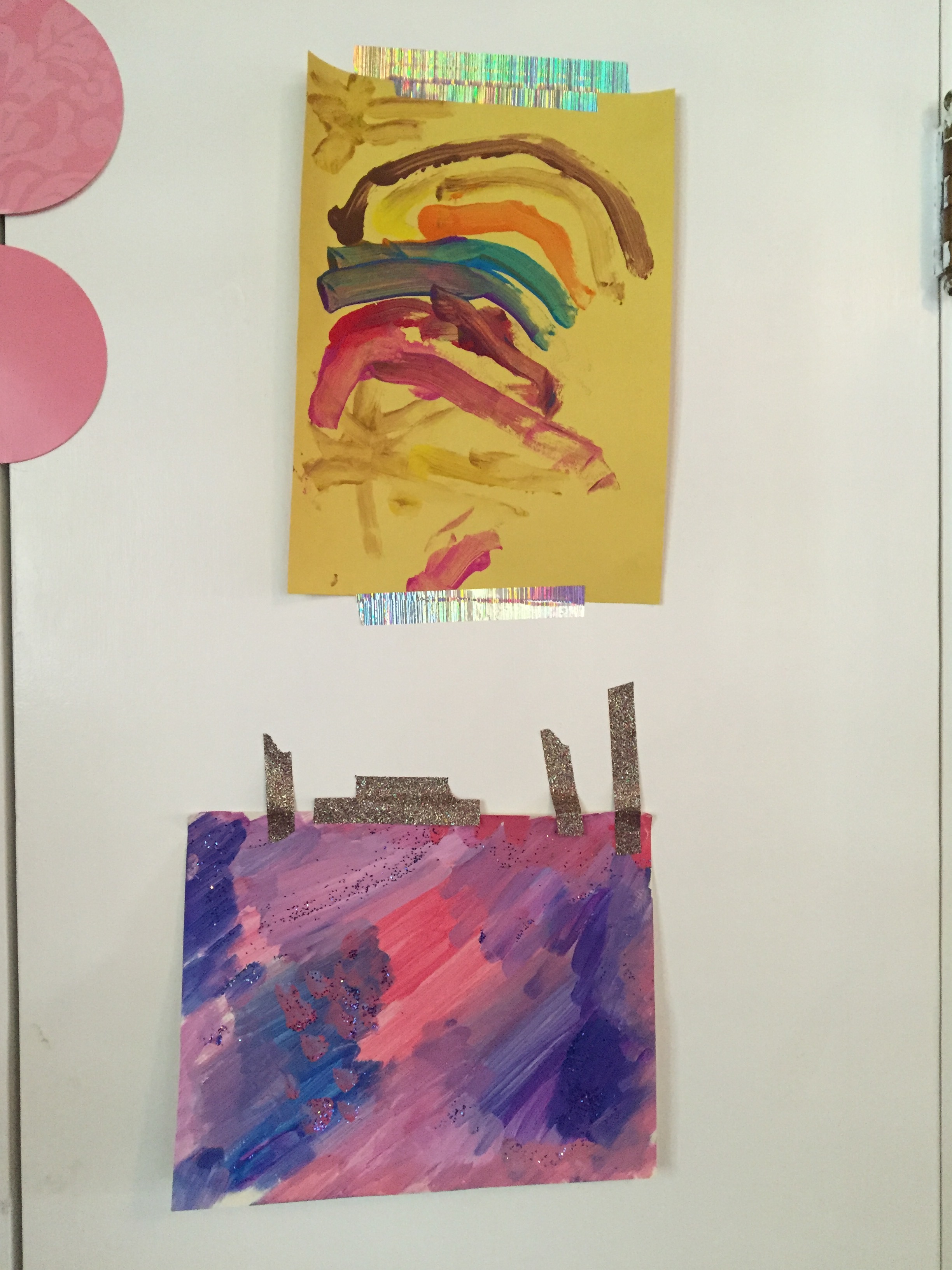 More priceless art by Meena and myself.