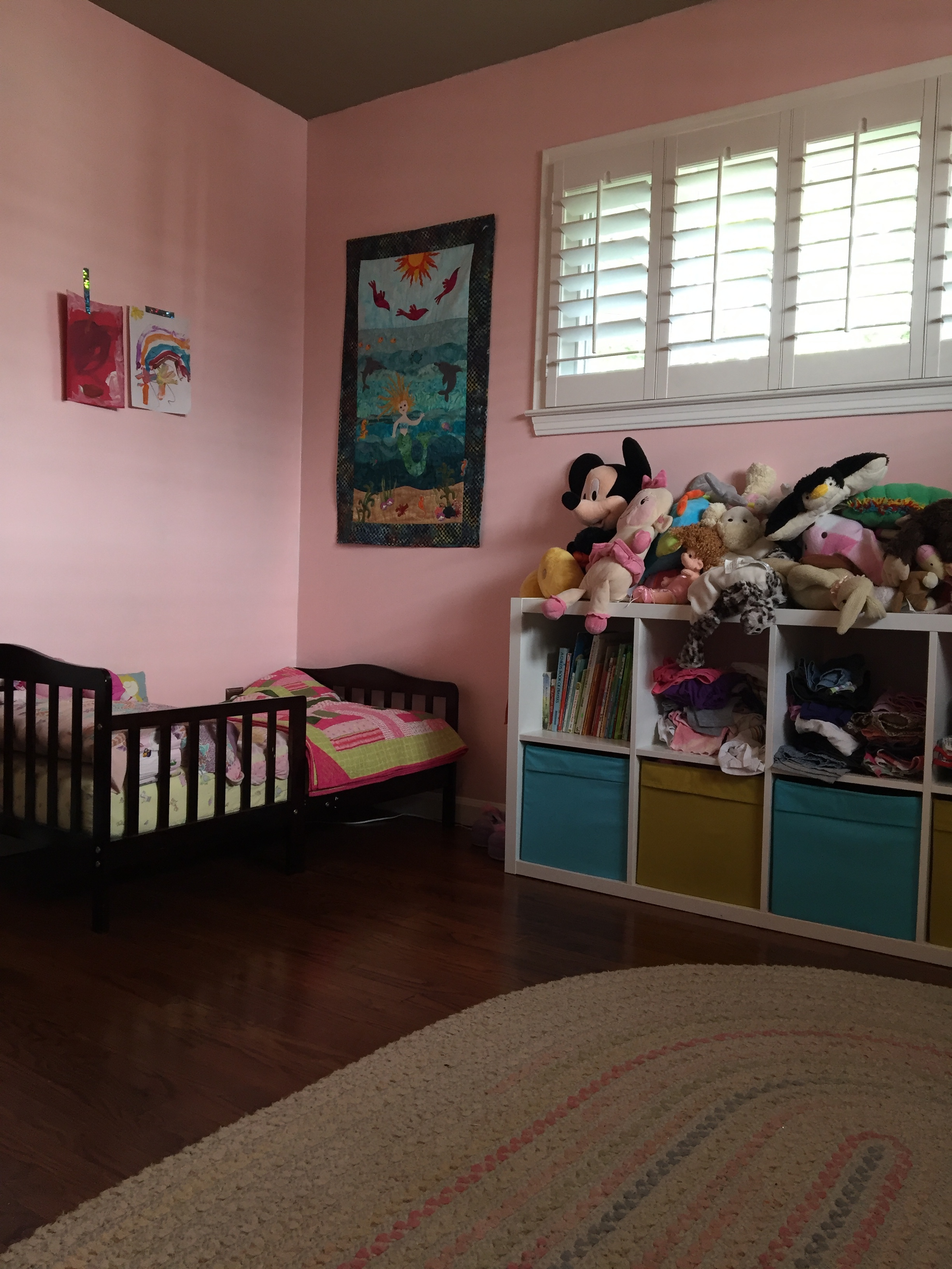 A view of the room from the closet.....