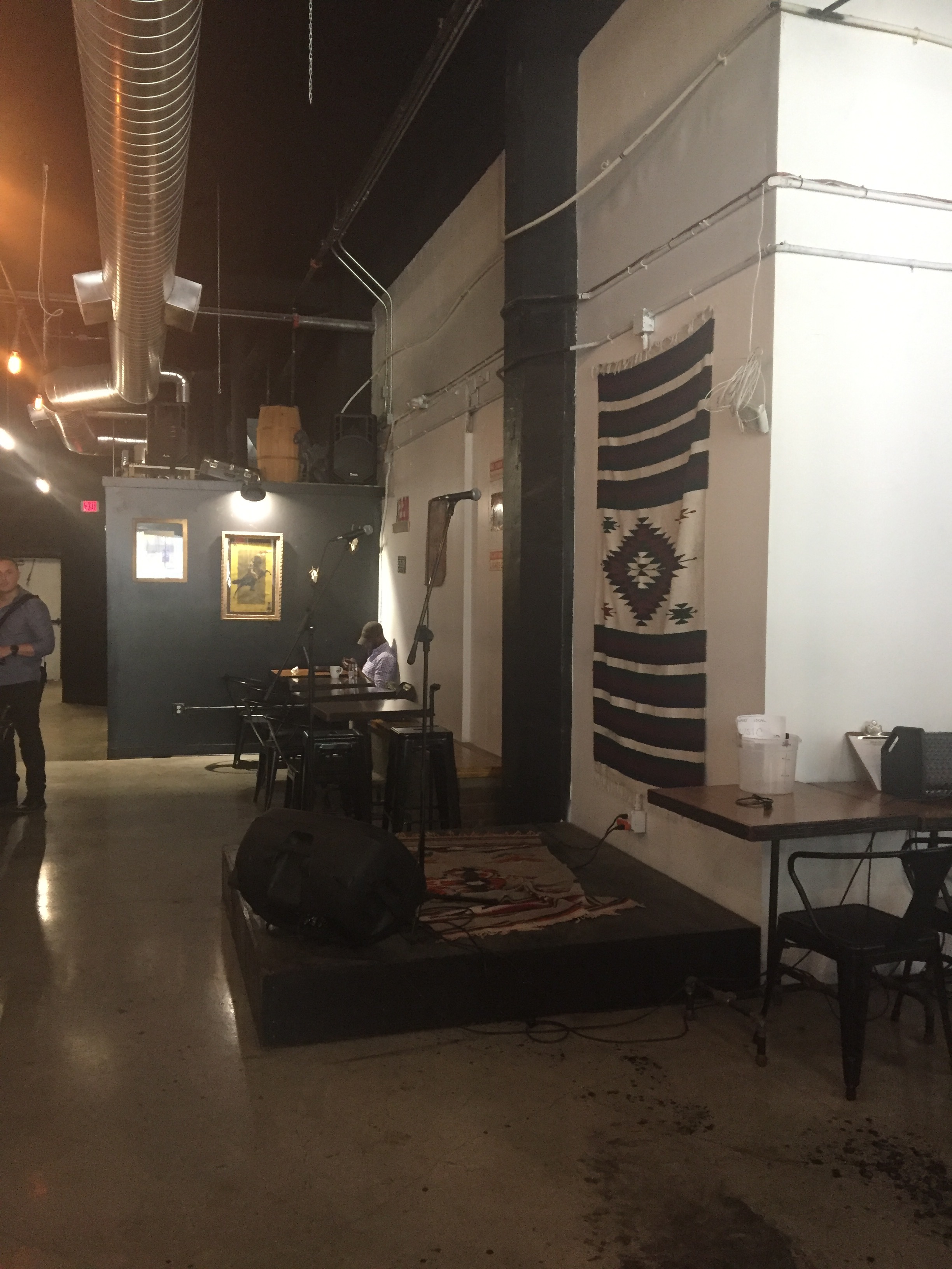Every coffee shop needs a live music area, right? I also think every coffee shop needs a Phoebe singing Smelly Cat . Who agrees with me?
