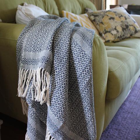 Zuru Throw Blanket - $95 on sale right now, usually $120 - made in Nicaragua of 100% cotton - comes in various colors