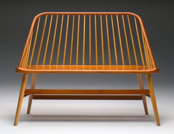 Bowback bench by Jas. Becker - price upon request - which translates to really freaking expensive. Okay. soooooo, I LOVE LOVE LOVE this bench. Like, seriously. LOVE LOVE LOVE LOVE LOVE. Again, handmade. But sooooooooooooooooooo not affordable. New lottery plans.
