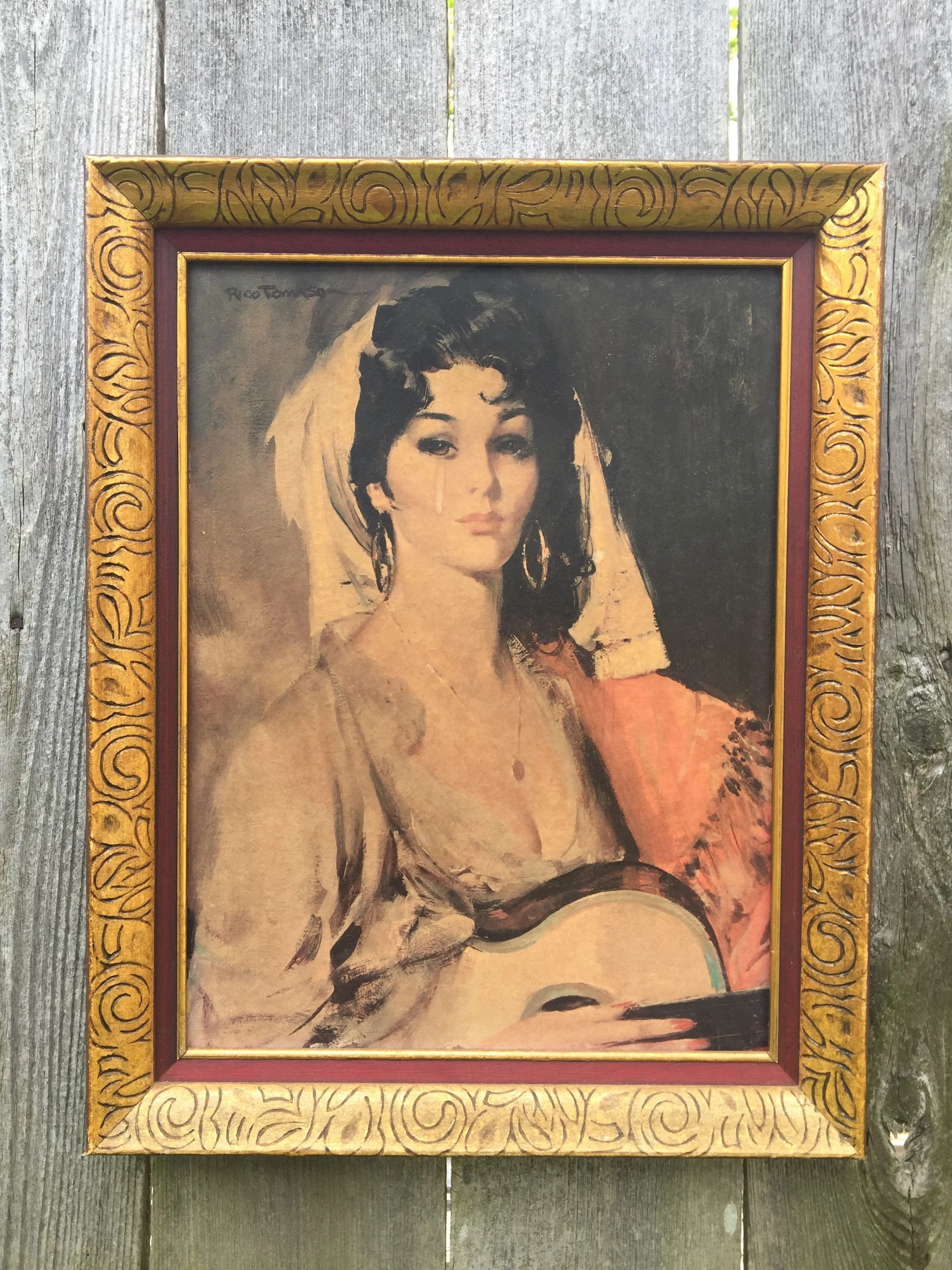 SOLD - Vintage Mid-Century Art