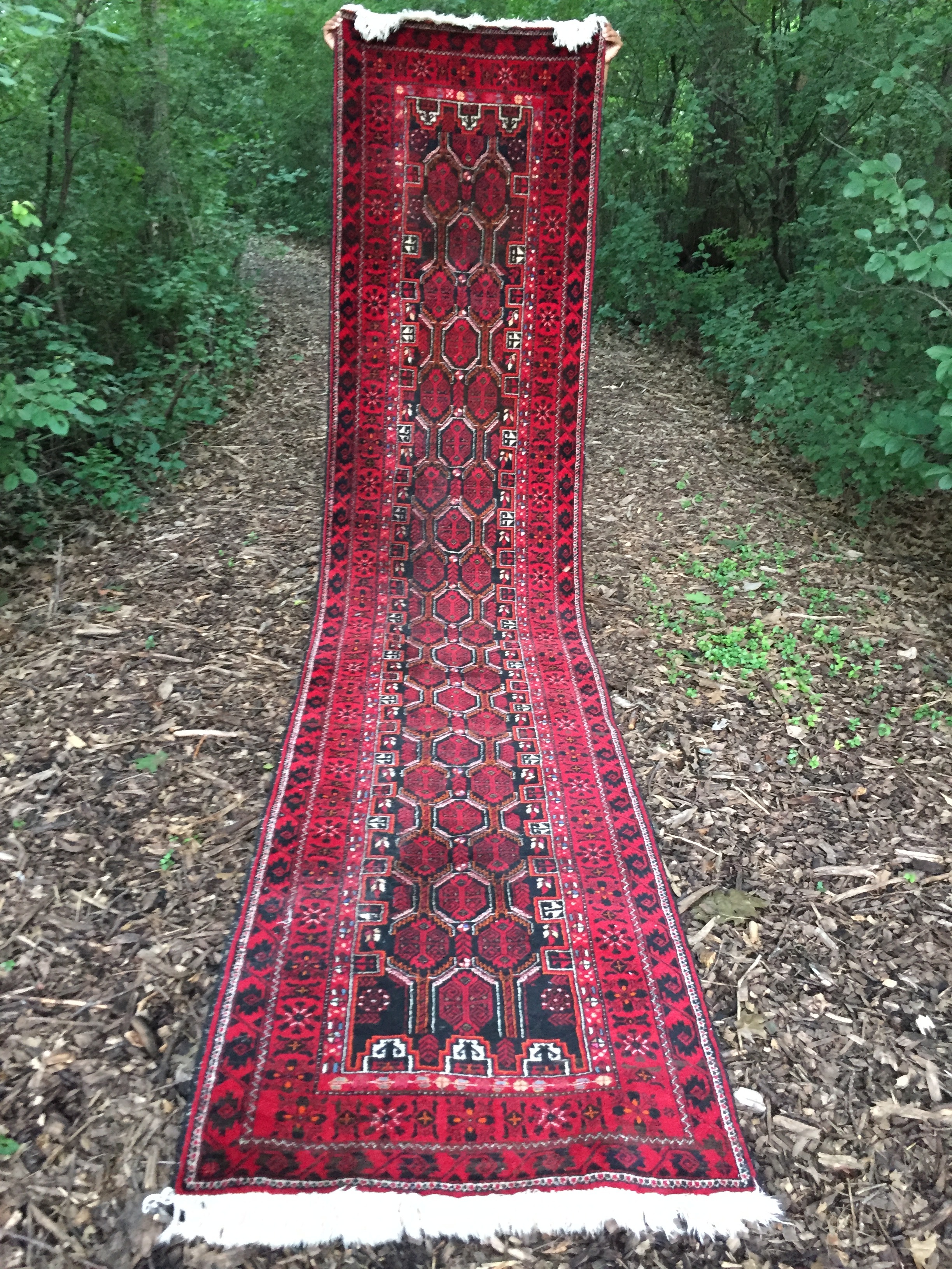 SOLD - Vintage Rug Runner - 13' x 2'9"