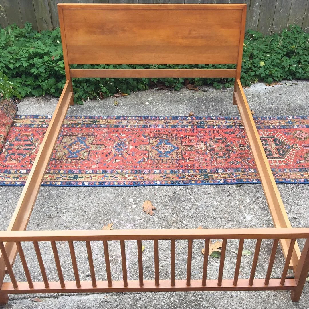 SOLD - Conant Ball Full-Size Maple Bed