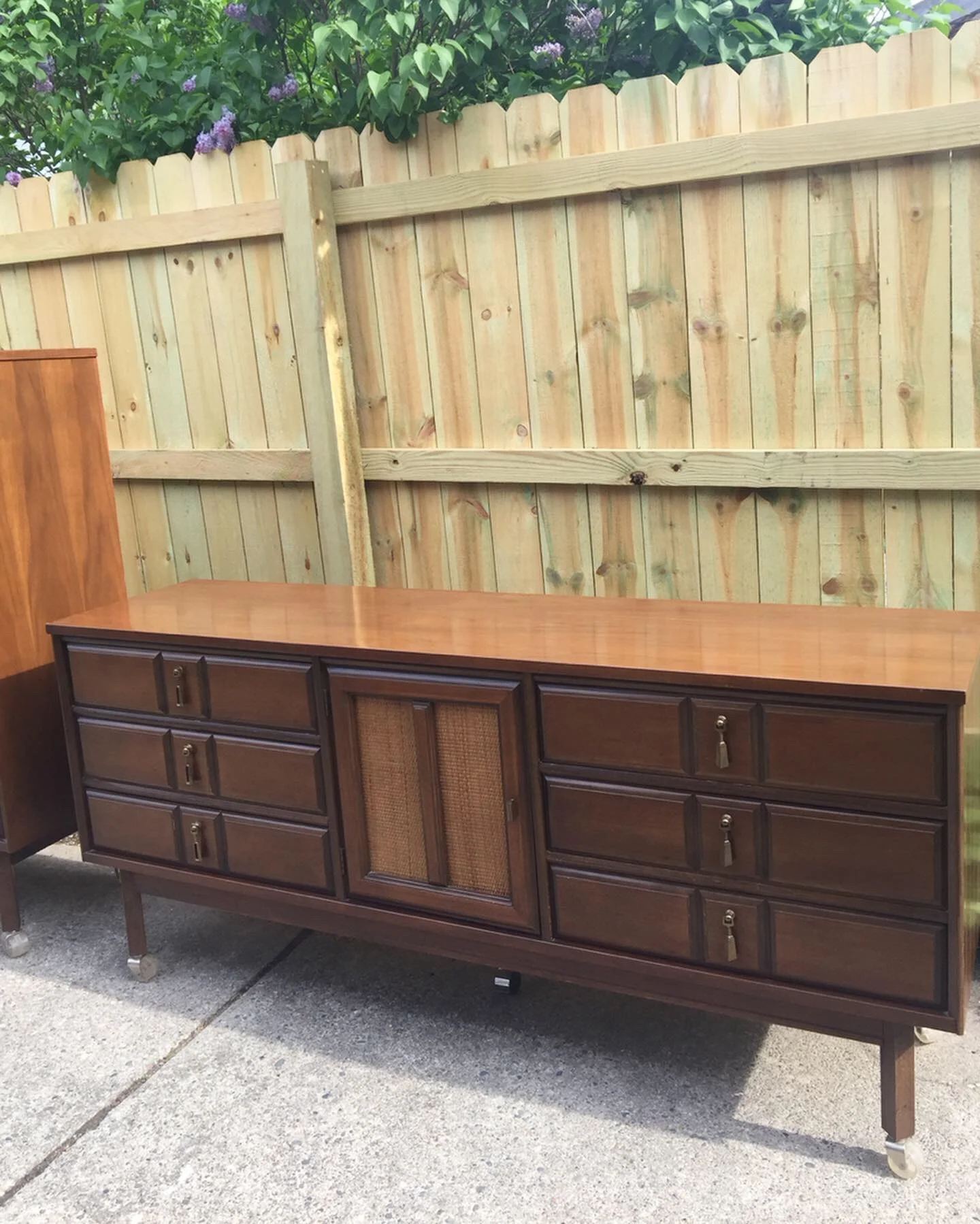 SOLD - Mid Century Modern Queen Bedroom Set by Bassett
