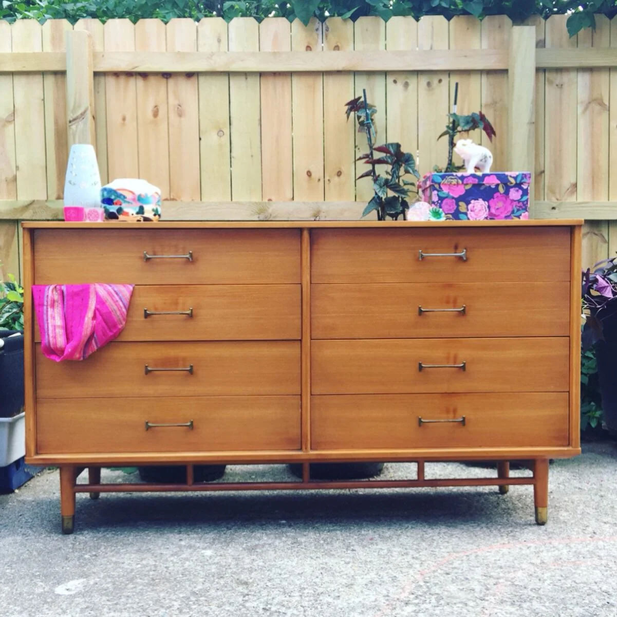 SOLD - Vintage Mid Century Modern Dresser, New Today’s Living by Drexel designed by Milo Baughman