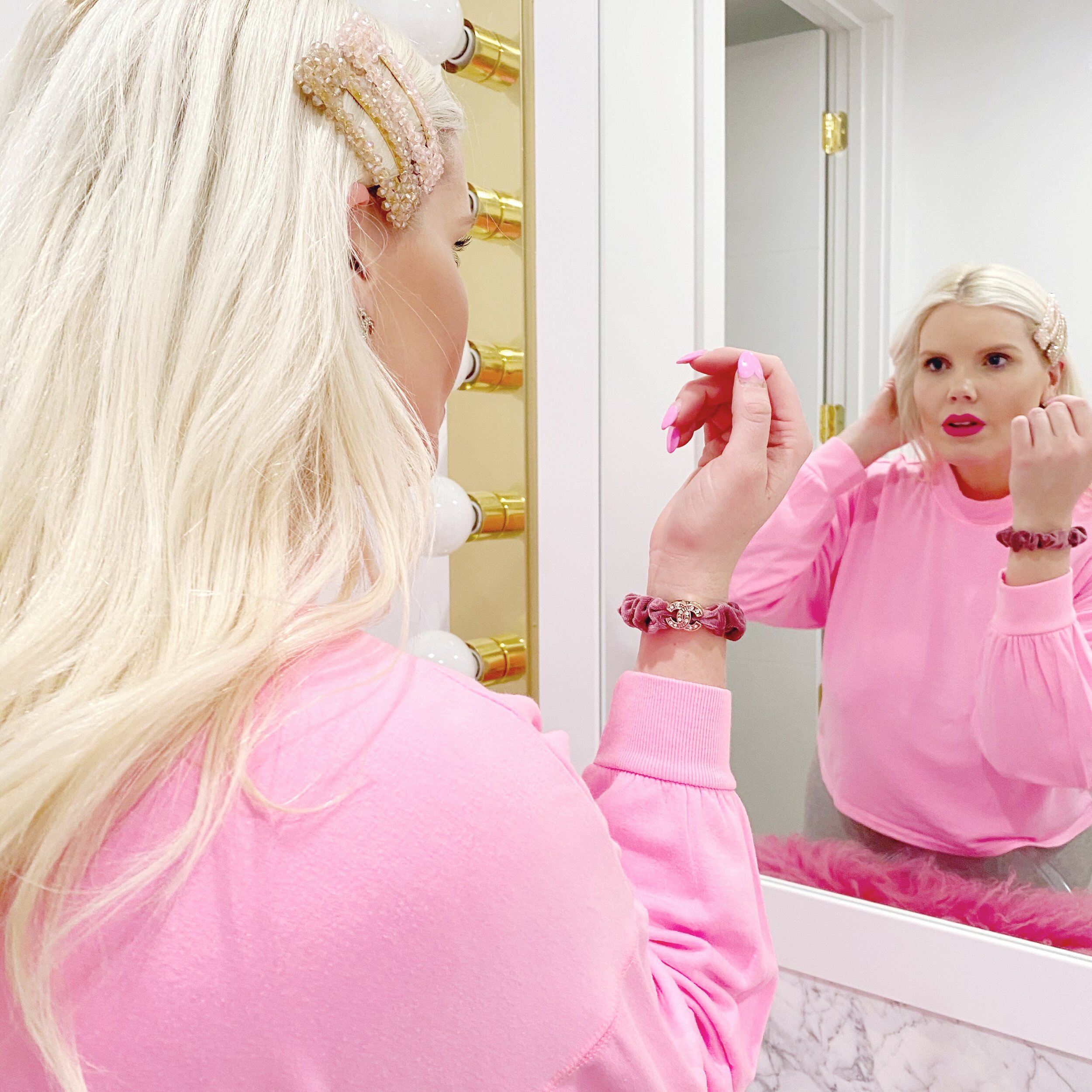 The-Caroline-Doll-Blonde-Life-Blogger-Pink-Bows-Hair-Goals-Chanel-Scrunchie-3.JPG