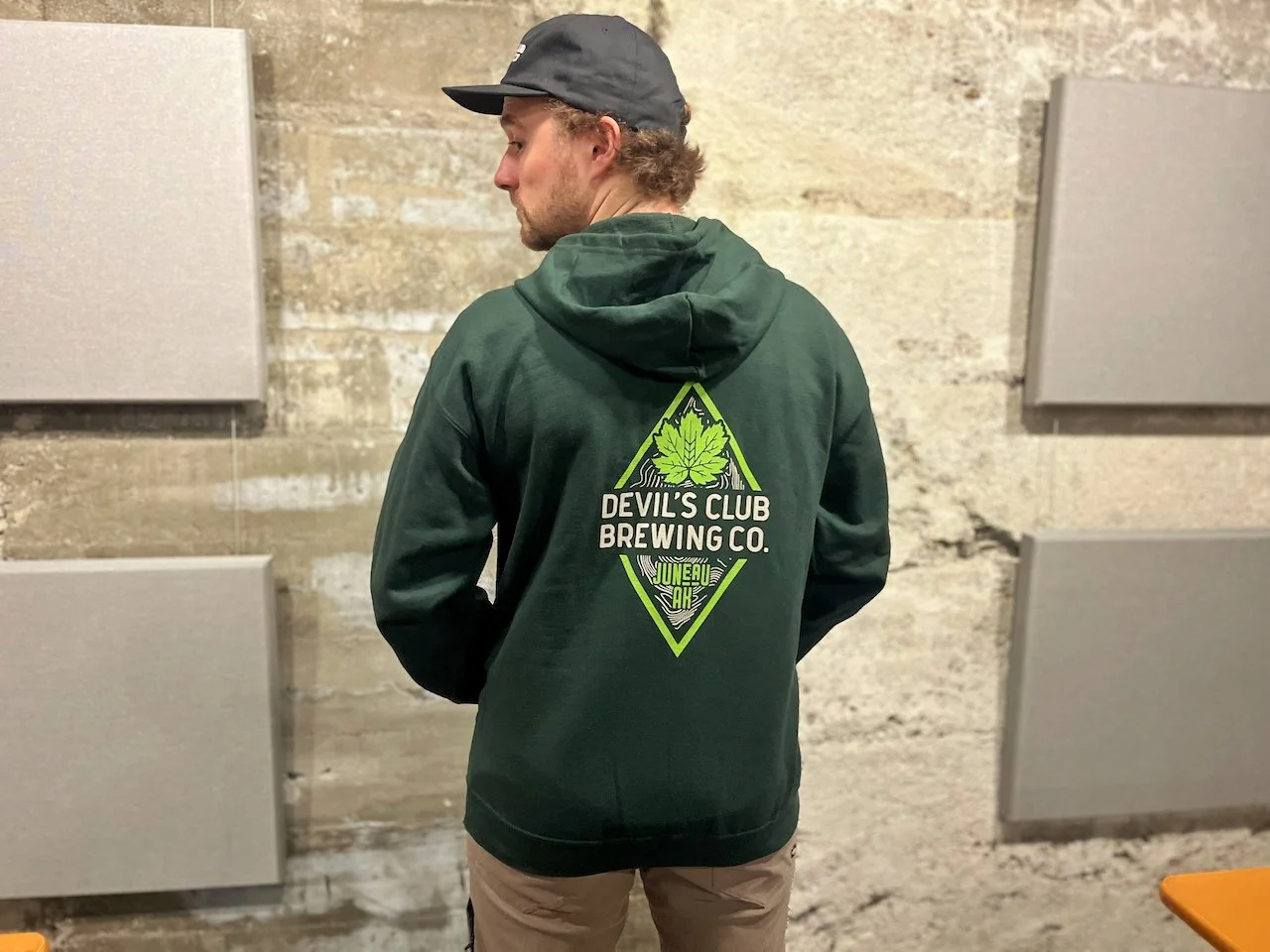 Green Zip-Up Hoodie