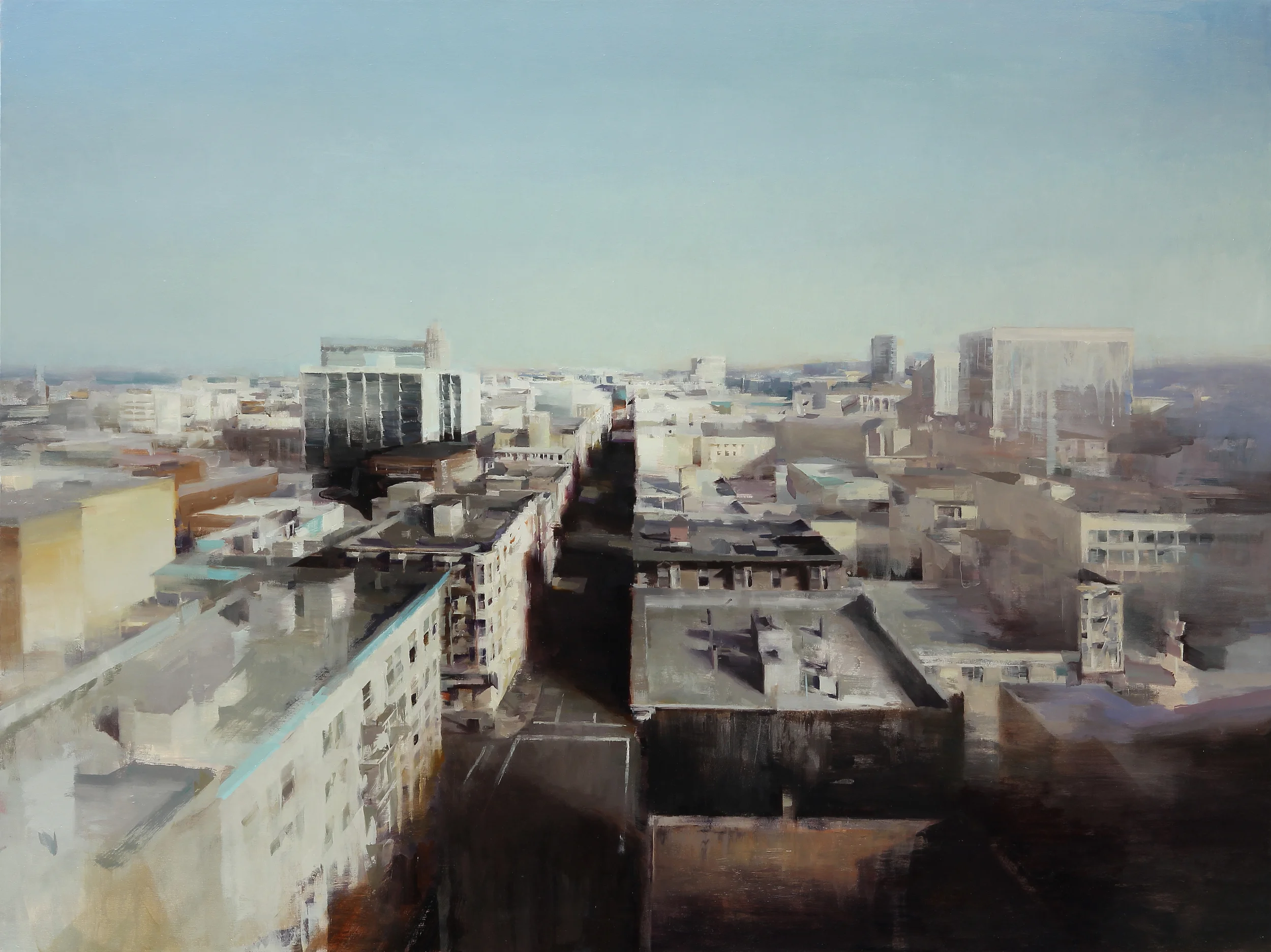  Edge of the T.L., 54" X 72", oil on canvas 
