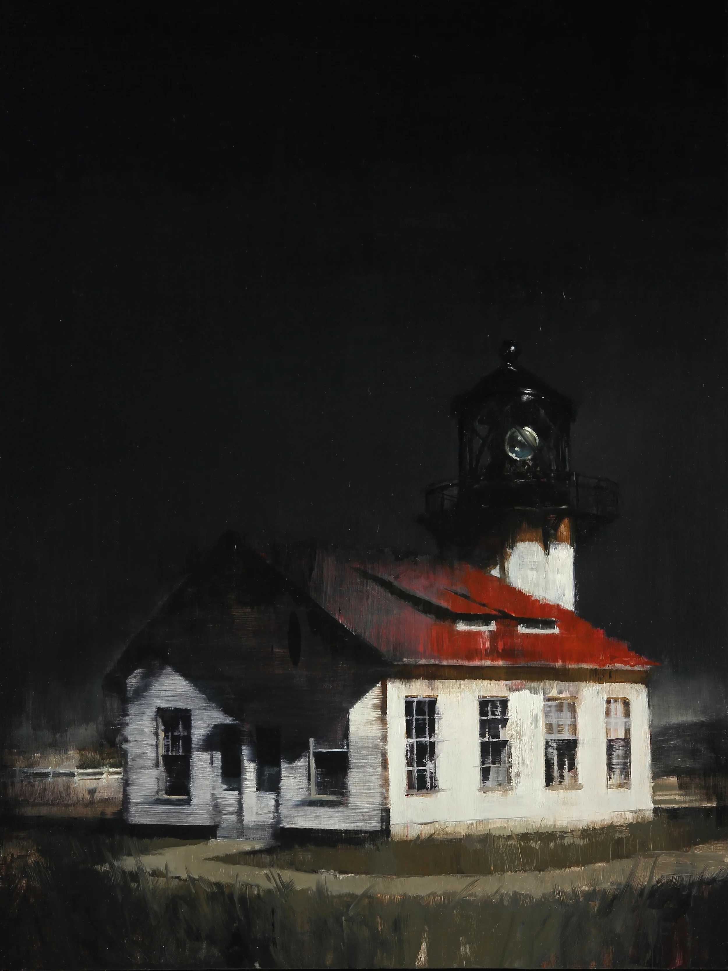  Lighthouse, 40" X 30", oil on canvas 