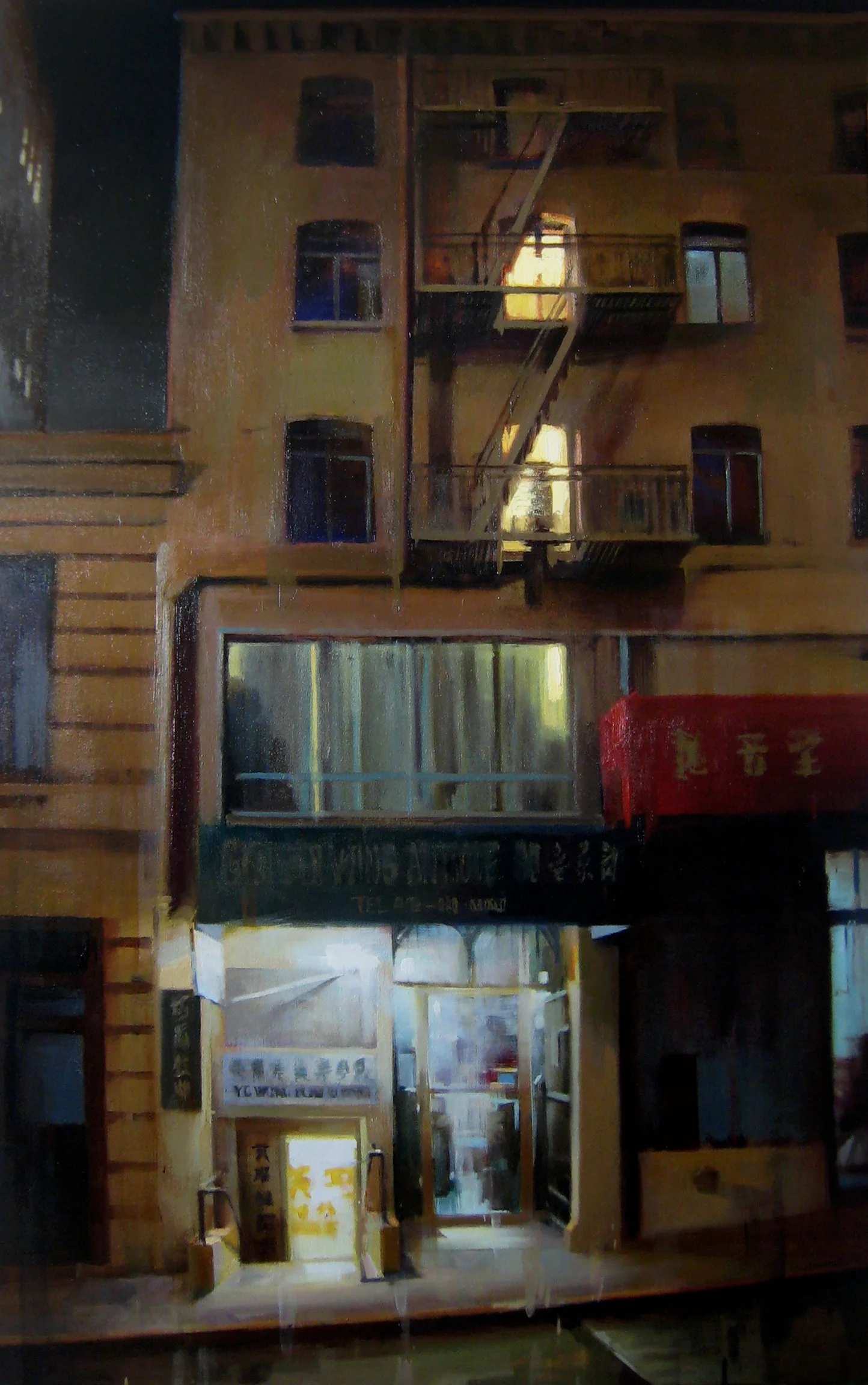 Y.C. Wong, 48" X 30", oil on canvas 