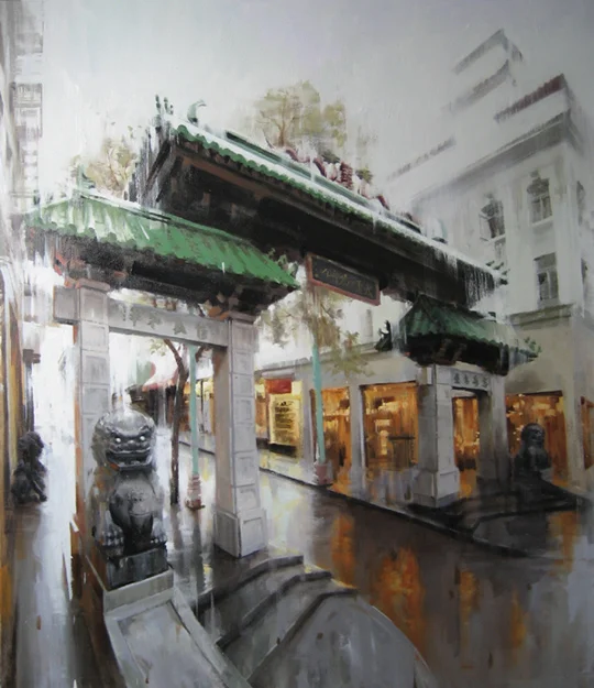  Gateway, 60" X 52" oil on canvas 