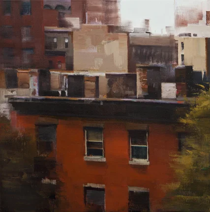  Small View, 16" X 16", oil on canvas 