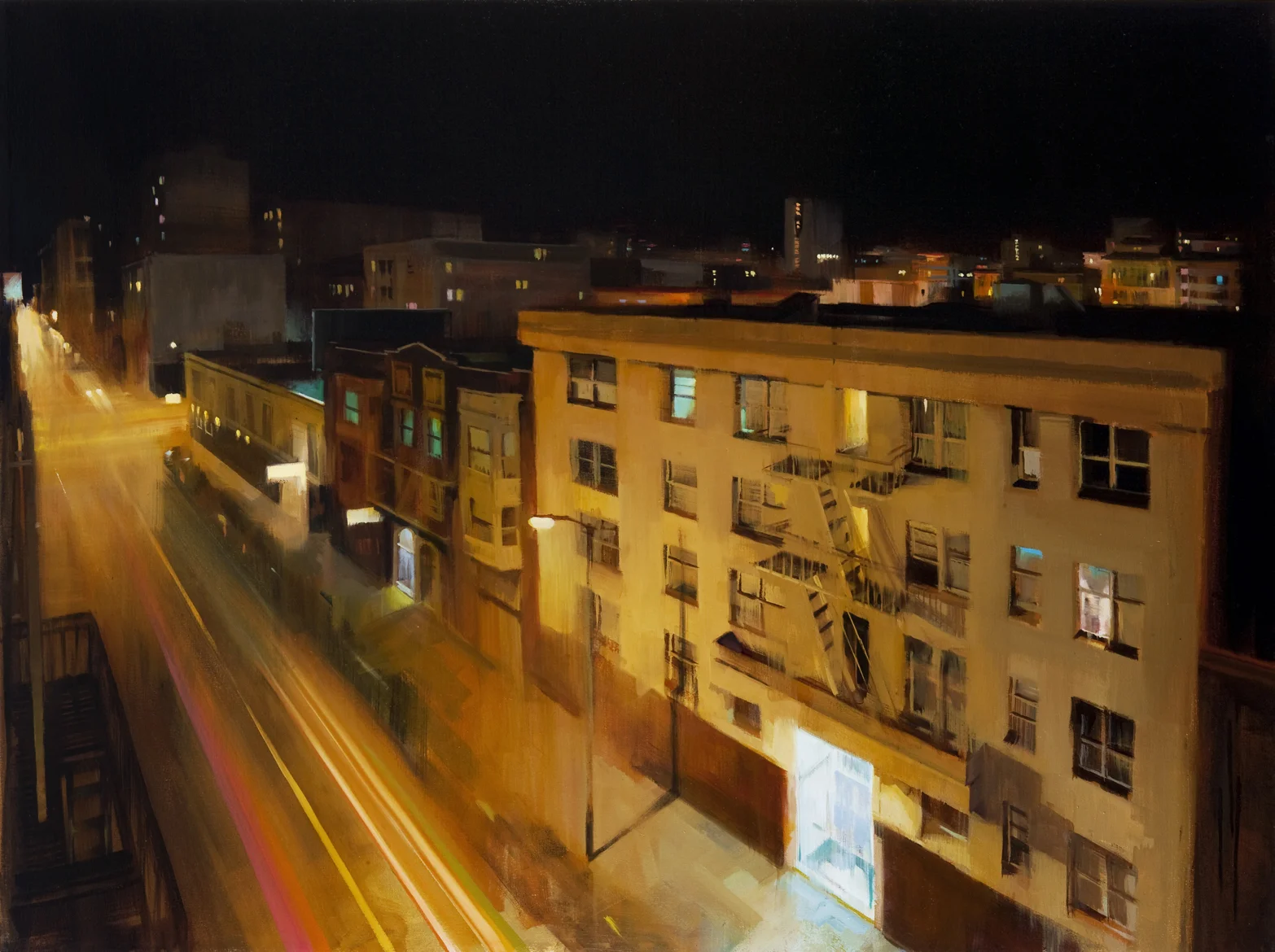  Midnight T.L., 36" X48", oil on canvas 