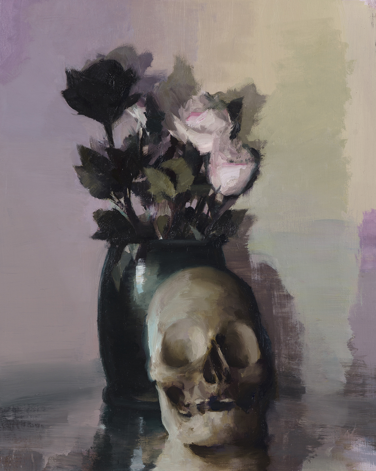  A Still Life, 24" X 18", oil on panel 