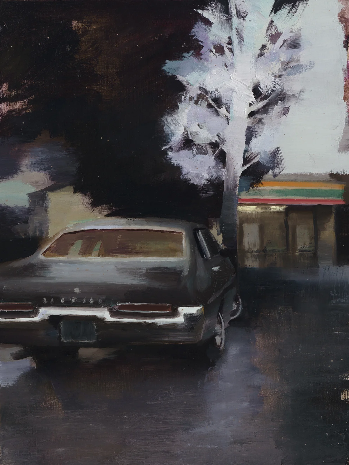  24 Hour Convenience, 16" X 12", oil on panel 
