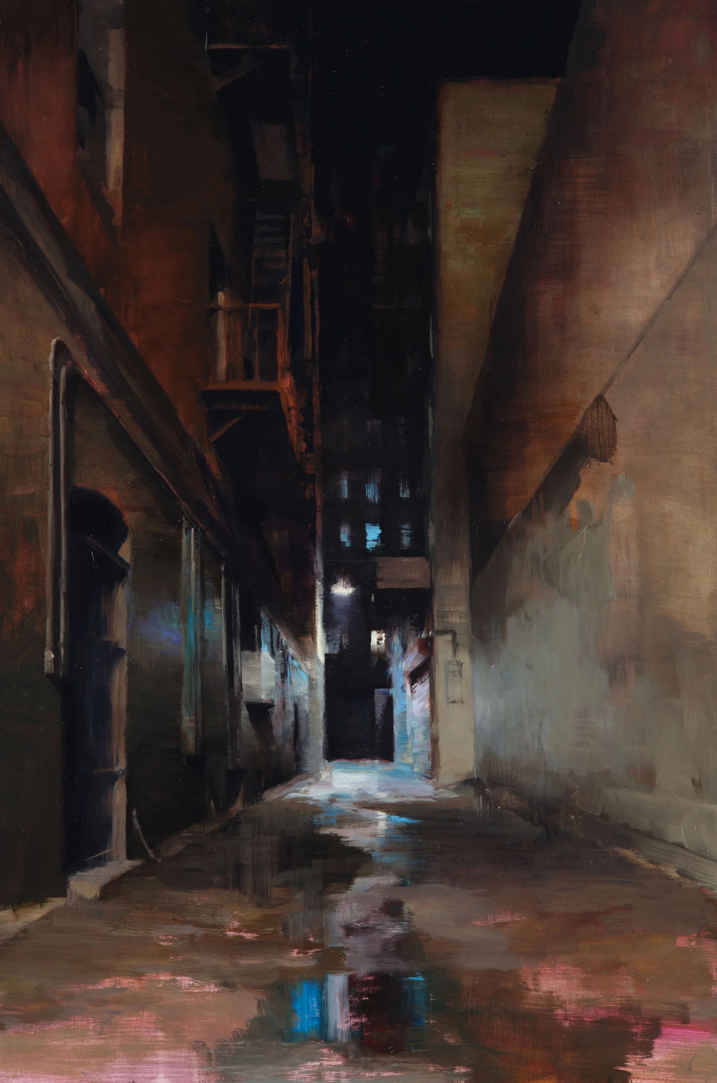  Freemans Alley, 36” X 24”, oil on canvas 