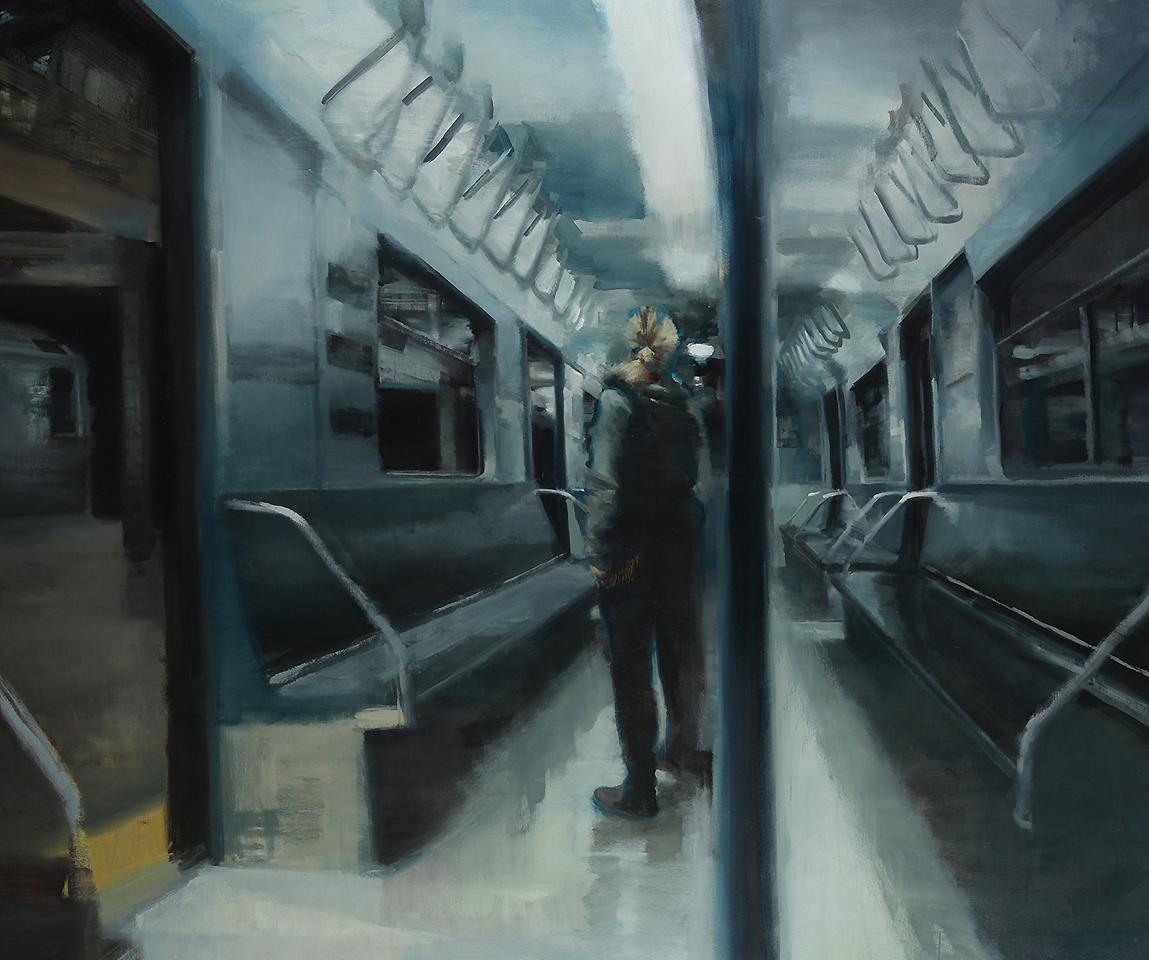  Passenger, 52” X 62”, oil on canvas 