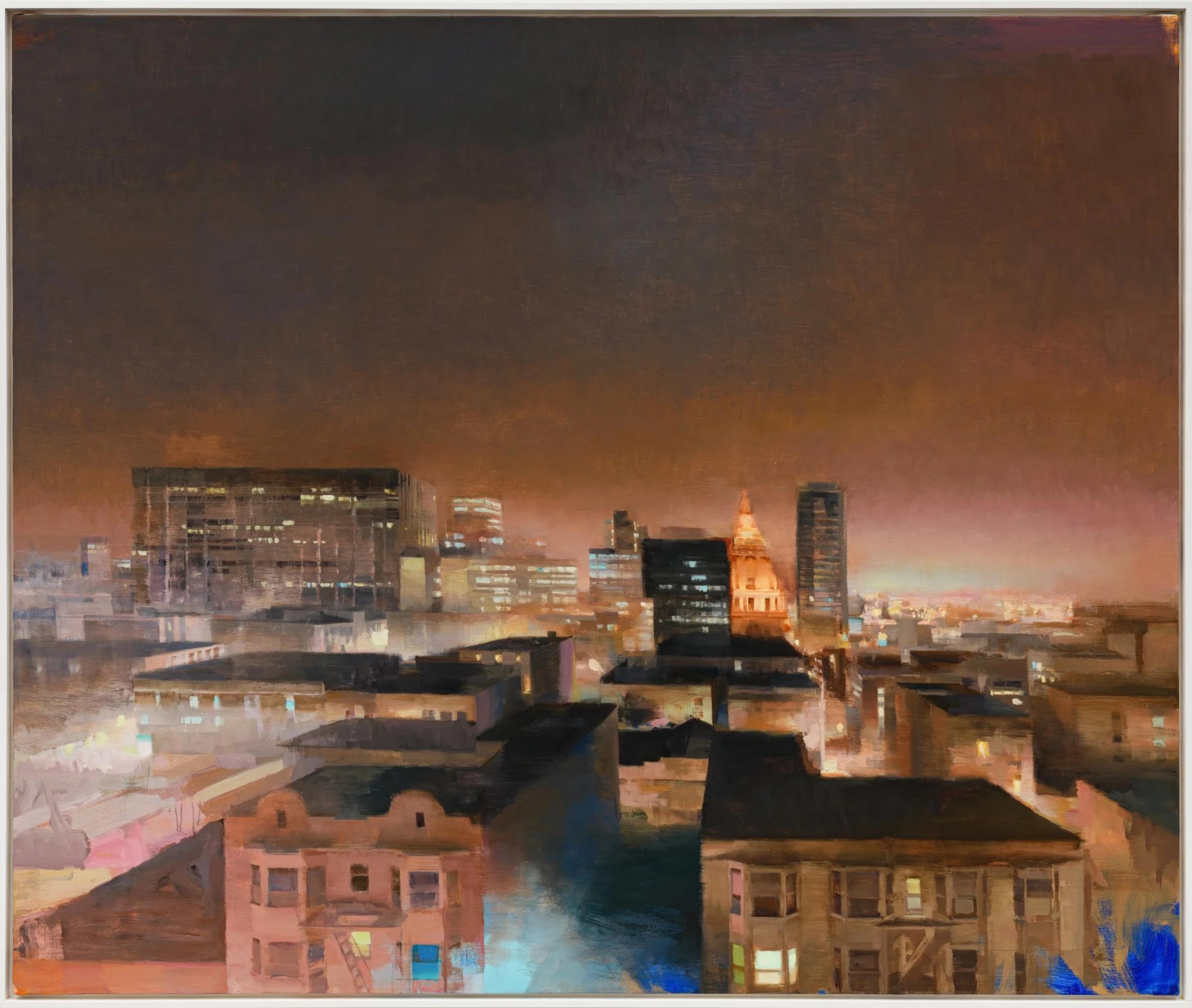  Orange October,  52” X 60”, oil on canvas 