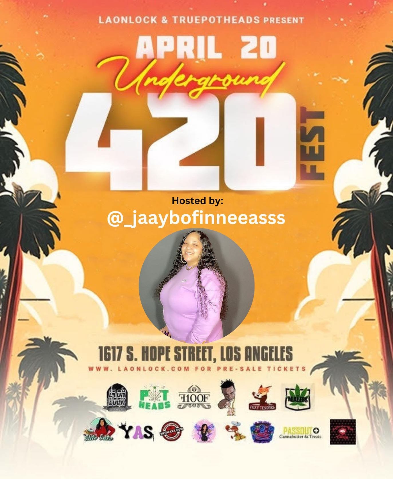 TOMORROW!!! 21+ ONLY!

#LAOnLock &amp; #TruePotheads Present:

The 3rd annual @underground420fest / @ComptonAV Birthday Celebration!!!

Sponsored by @kingpalm! 

Music &bull; Exclusive Vendors &bull; Food &bull; Games &bull; Special Guest Appearances